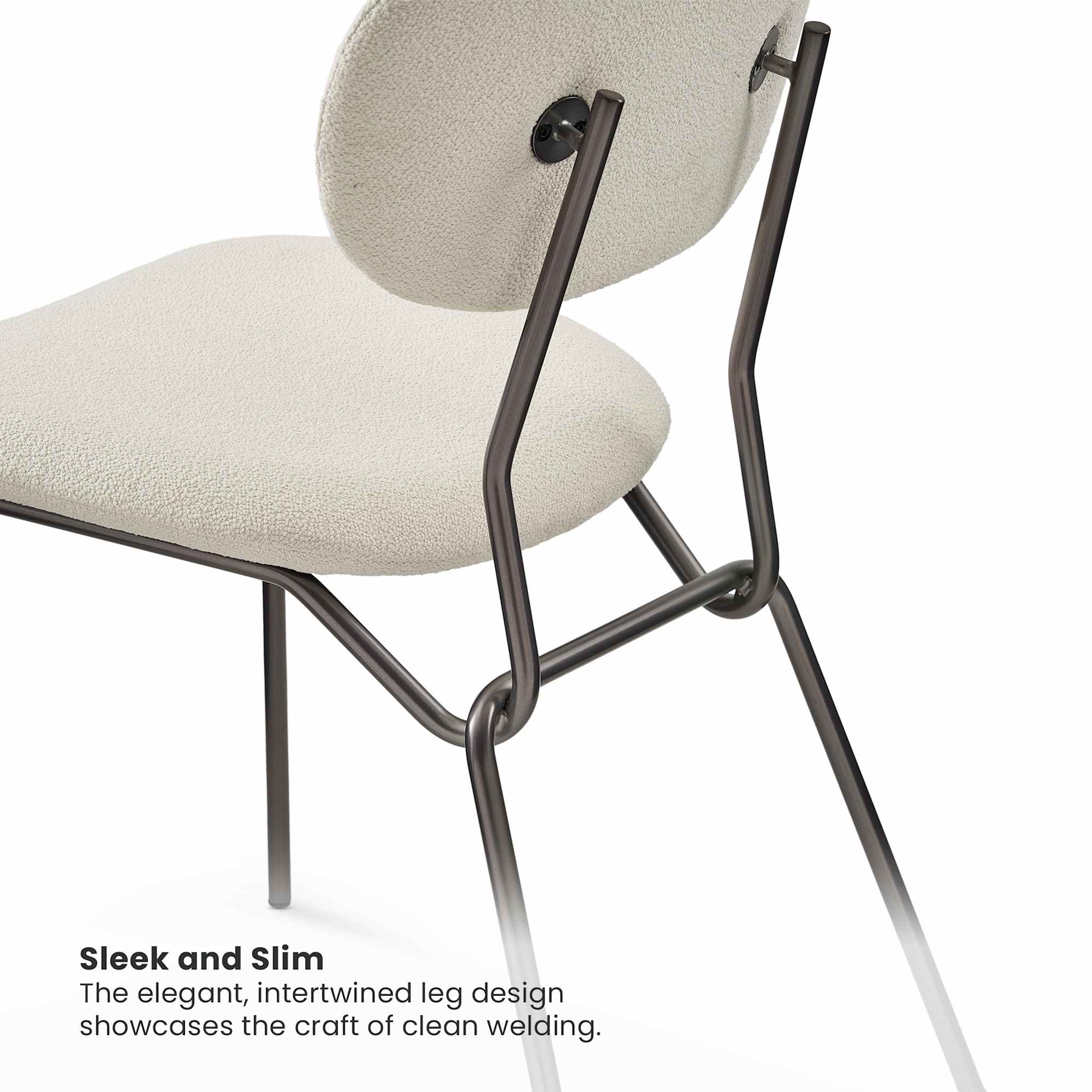 Winslow Performance Bouclé Dining Chair 5