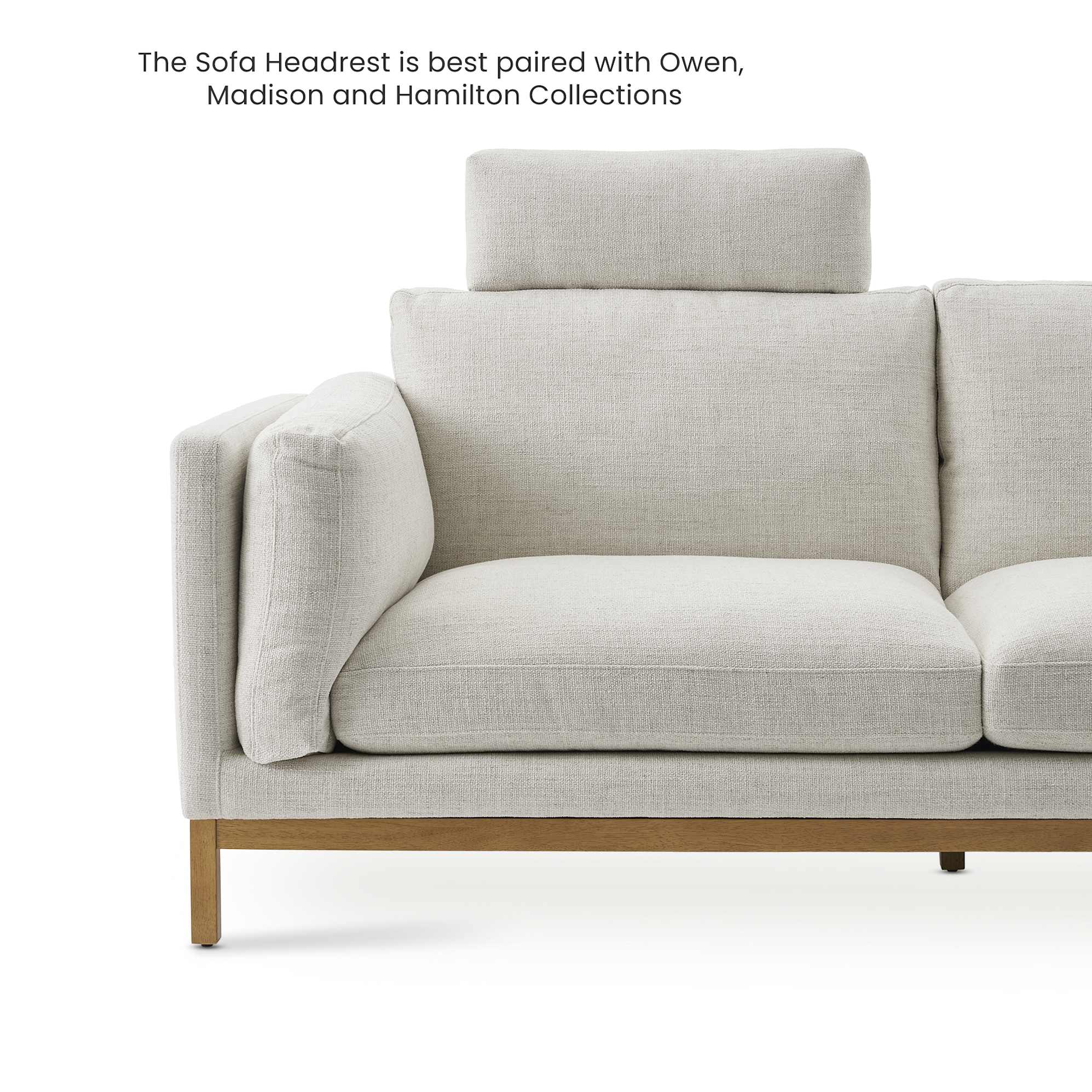 Madison Leather 3 Seater Sofa with Ottoman 5