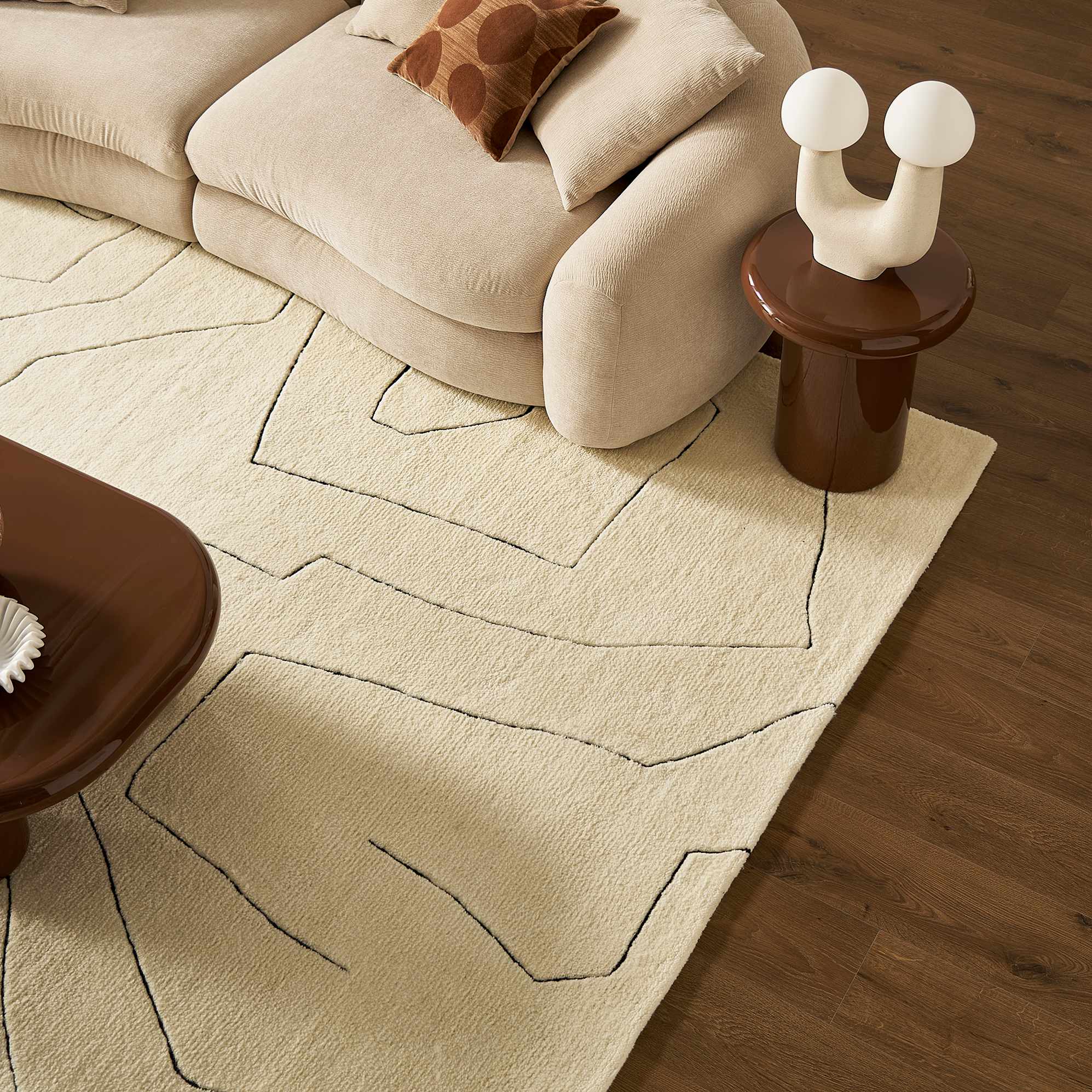 Mira Wool Area Rug 0