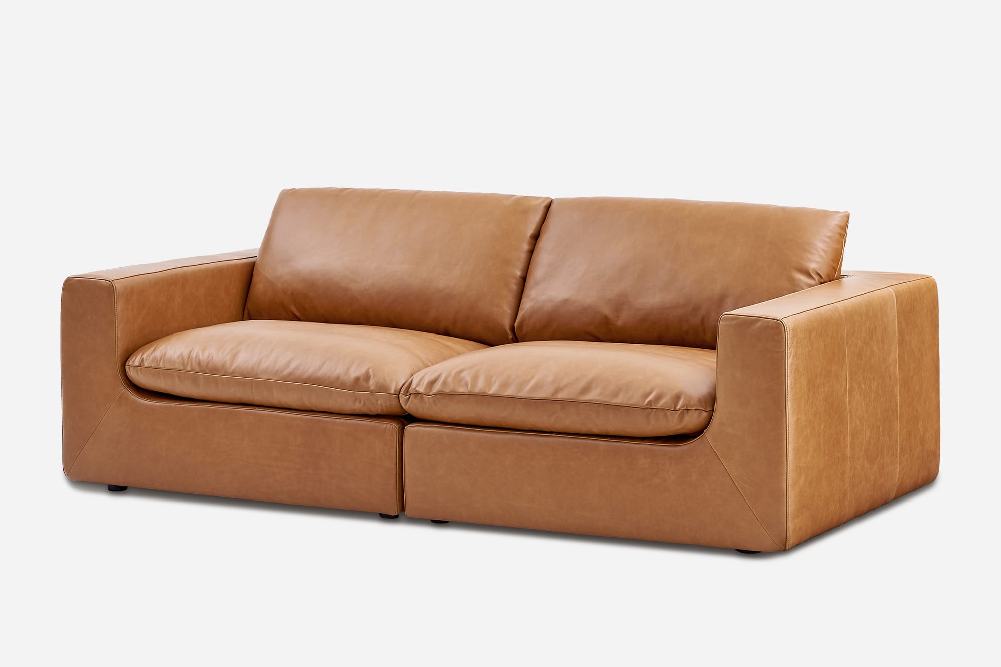 Dawson Leather 3 Seater Sofa 9