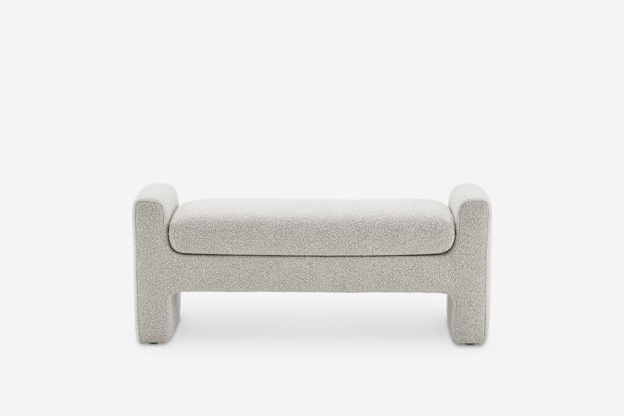 Dakota Performance Bouclé Bench 1