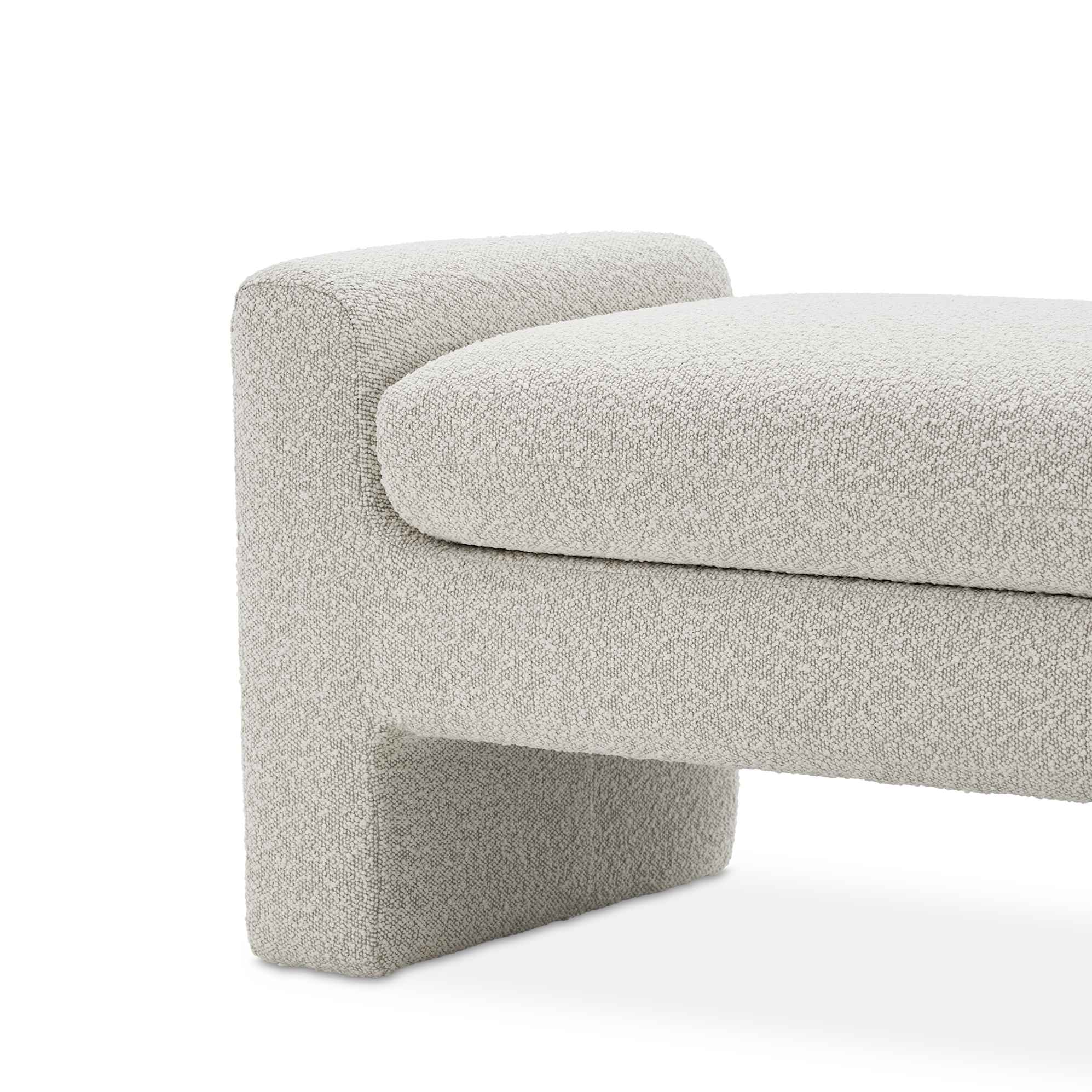 Dakota Performance Bouclé Bench 4