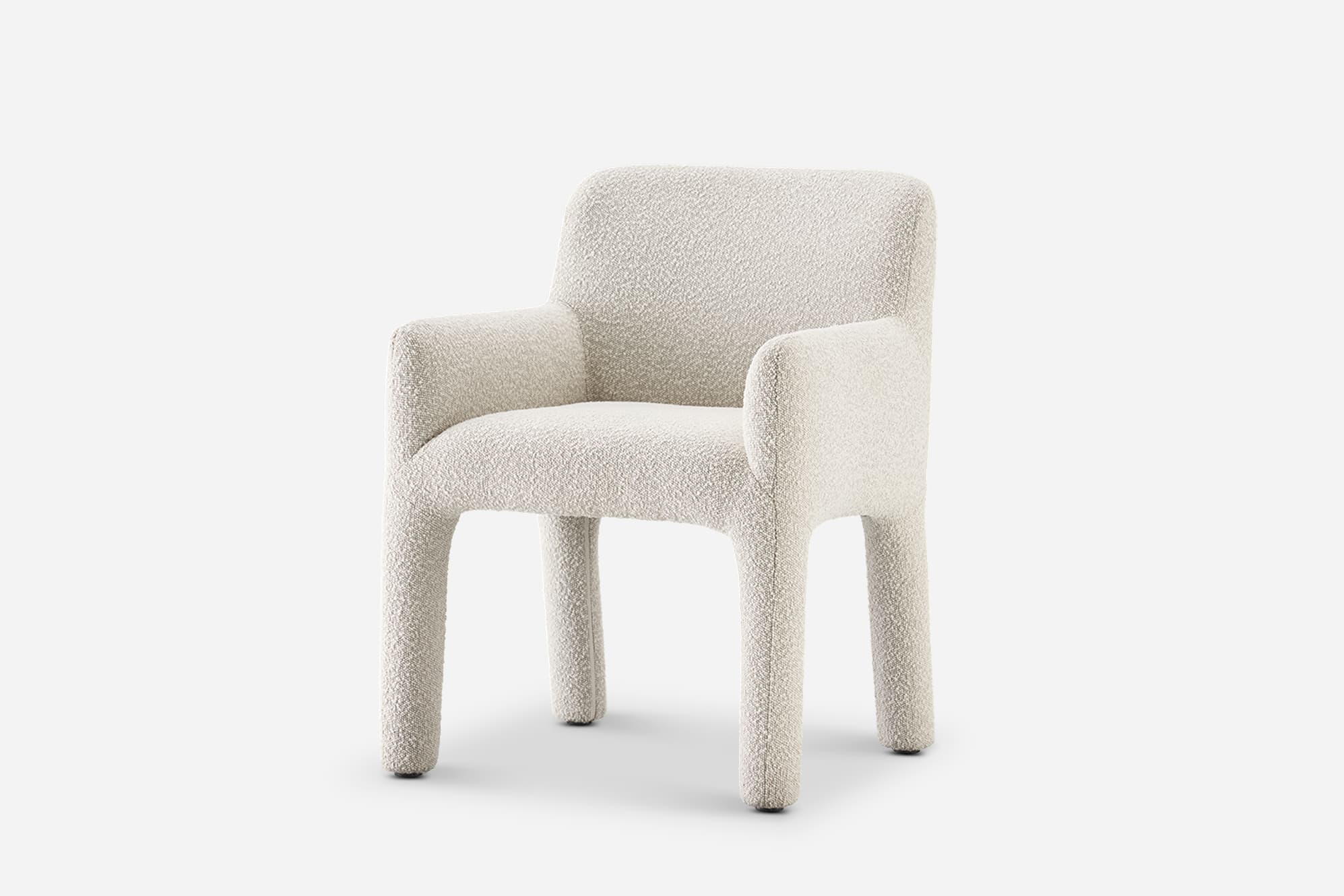 Sonia Performance Bouclé Dining Arm Chair 2