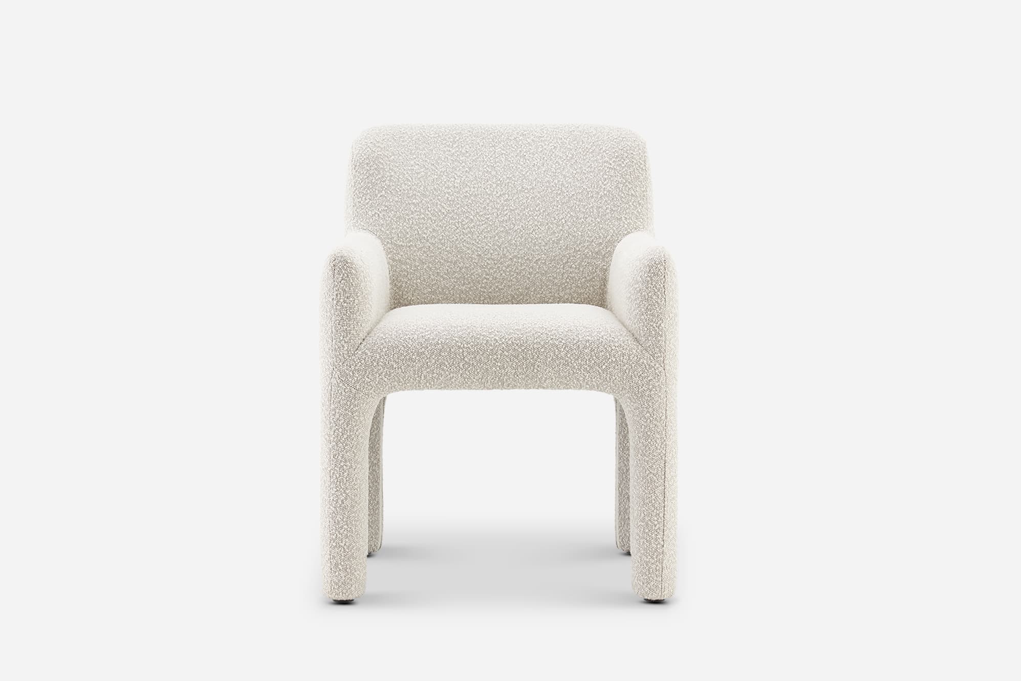 Sonia Performance Bouclé Dining Arm Chair 9