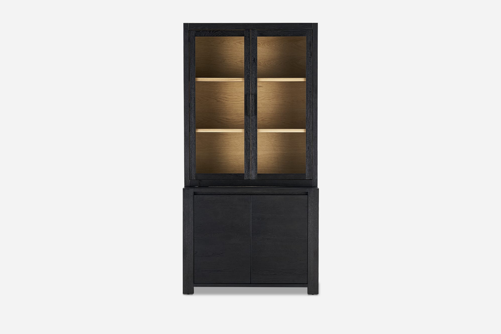 Bradley Small Sideboard with Glass Cabinet 1
