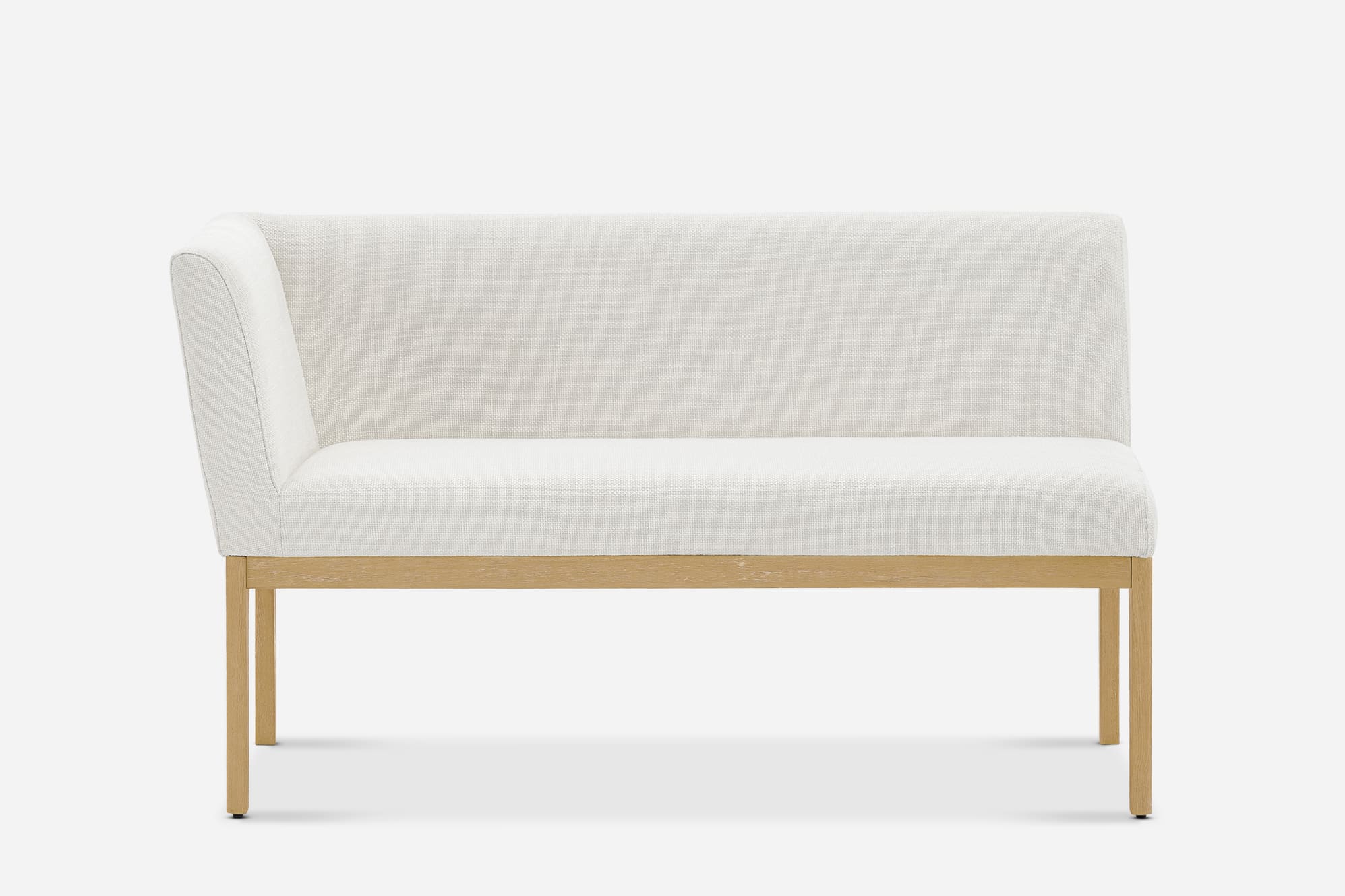 Elliot Performance Fabric Left Banquette Bench 0