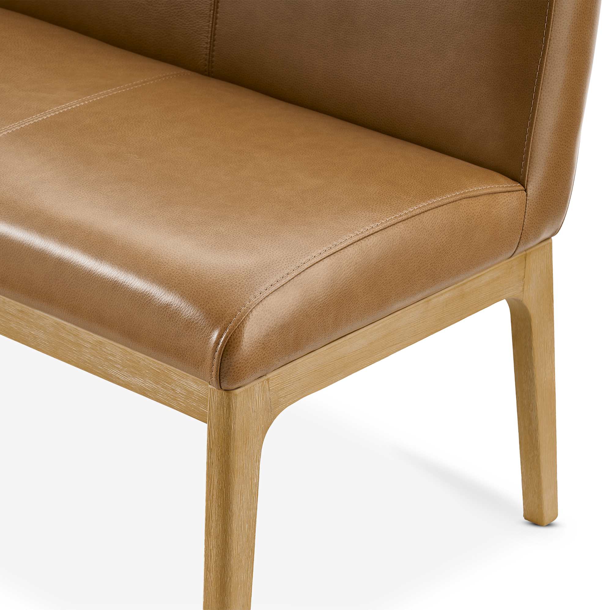 Elliot Leather Banquette Bench 4