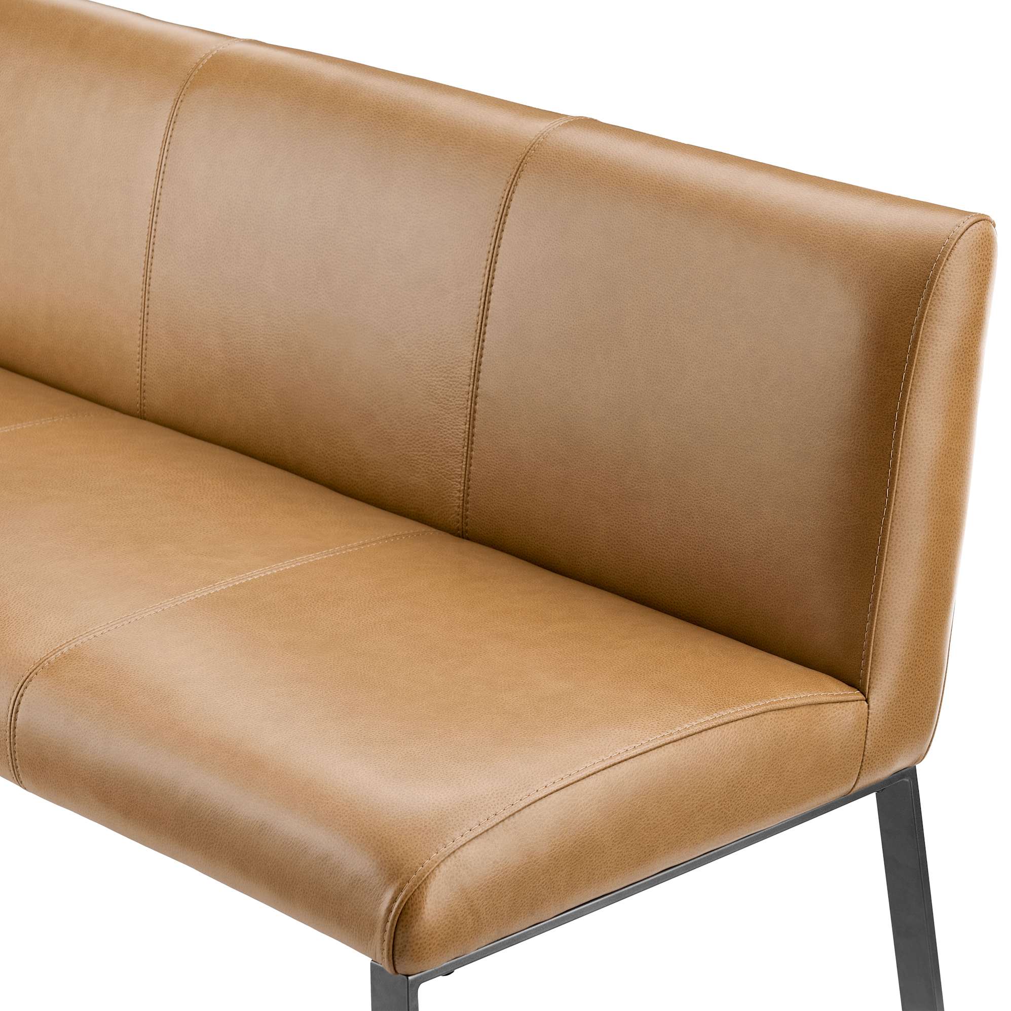 Elliot Leather L-Shape Banquette 4