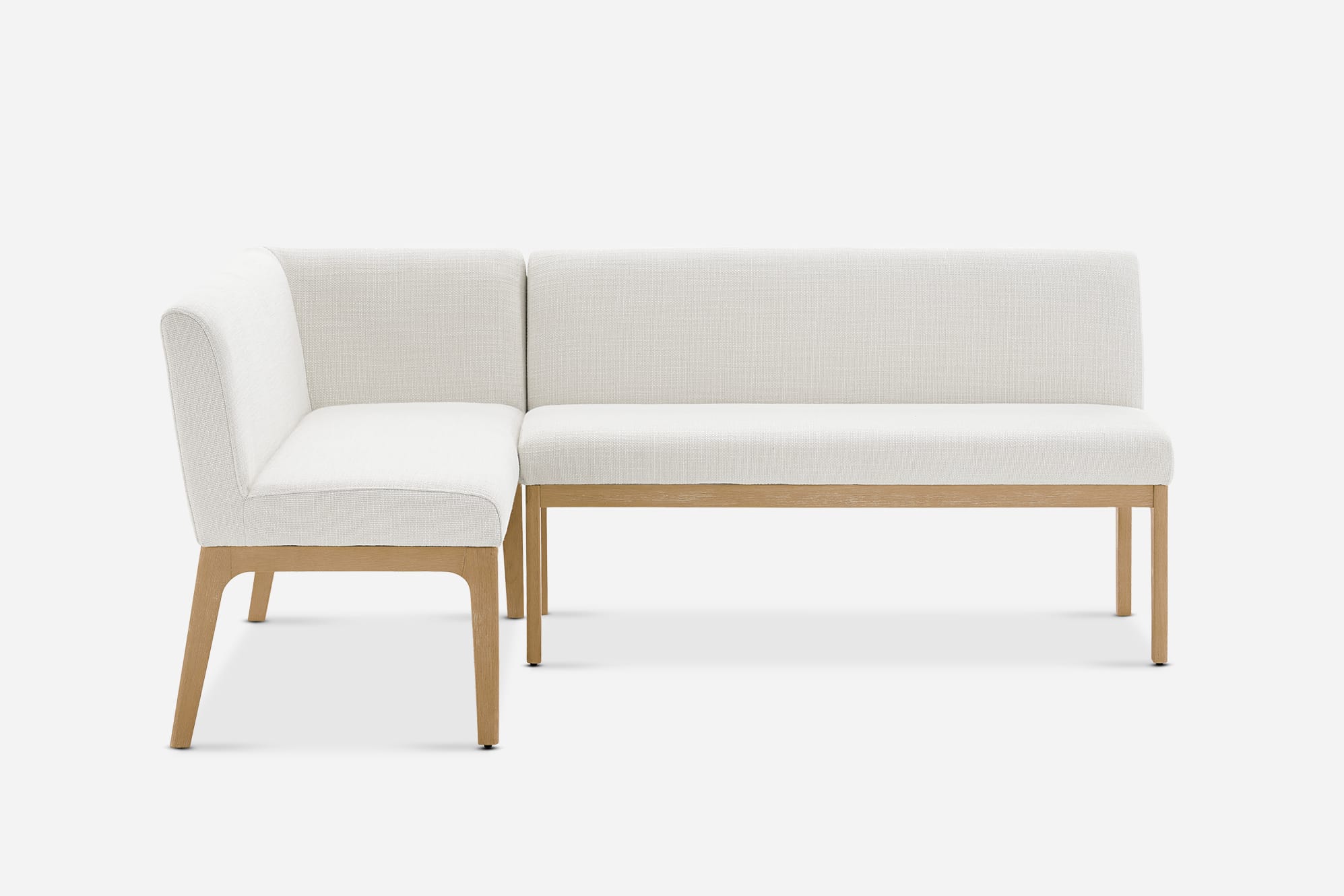 Elliot Performance Fabric L-Shape Banquette 8