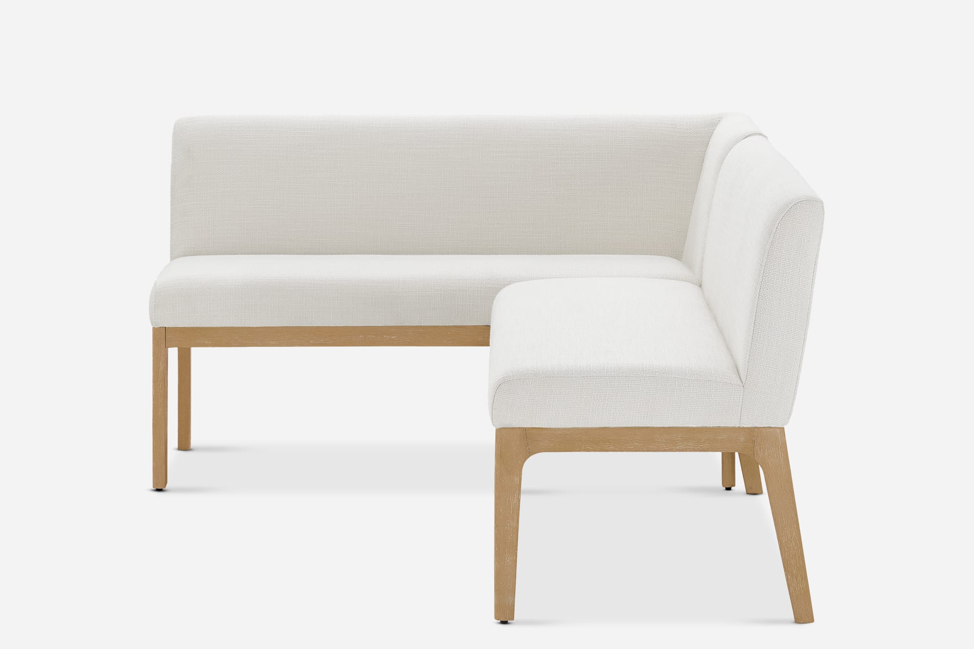 Elliot Performance Fabric L-Shape Banquette 9
