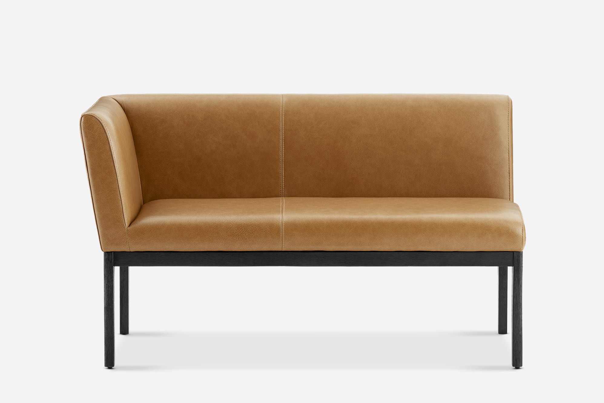 Elliot Leather Left Banquette Bench 0