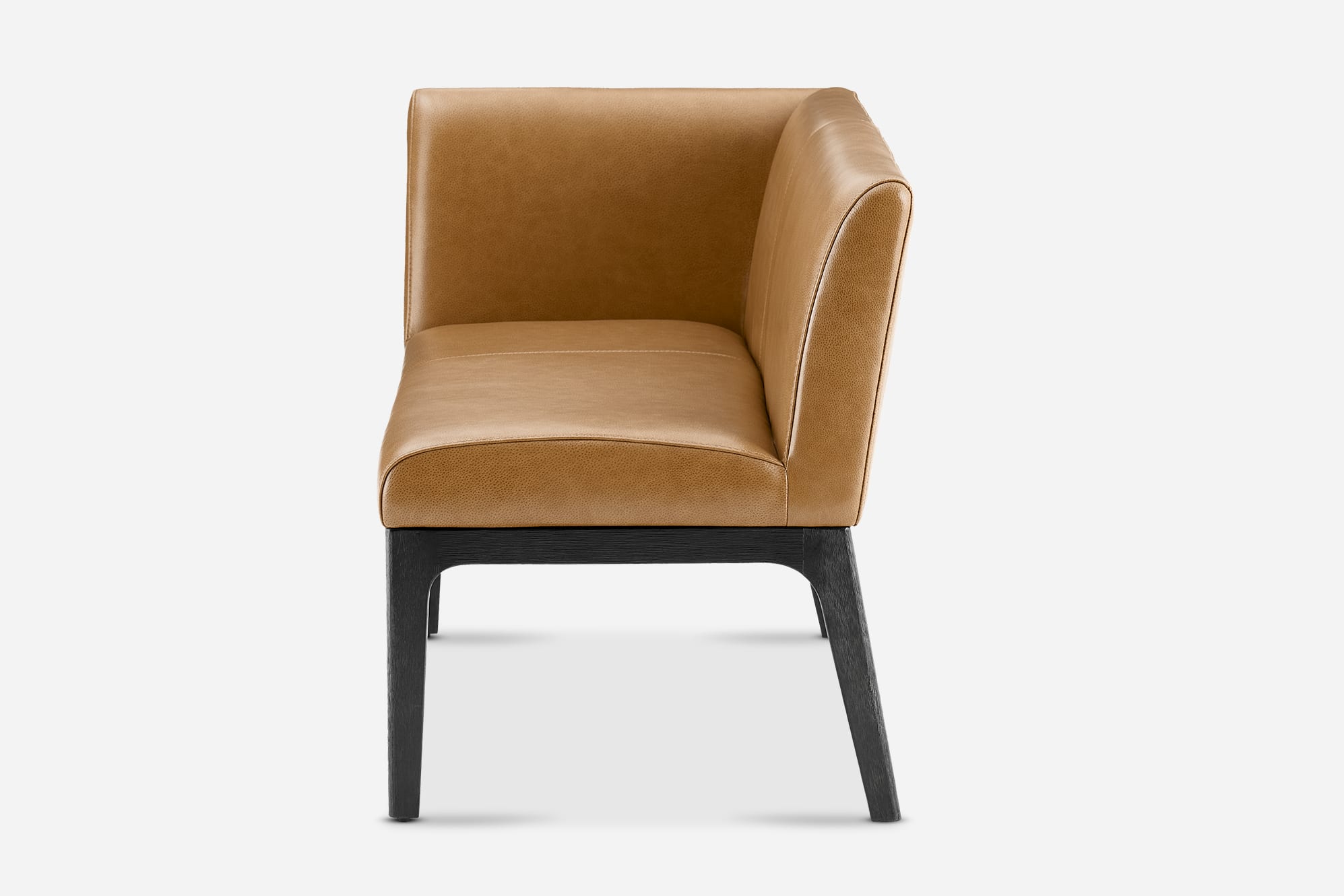 Elliot Leather Left Banquette Bench 8
