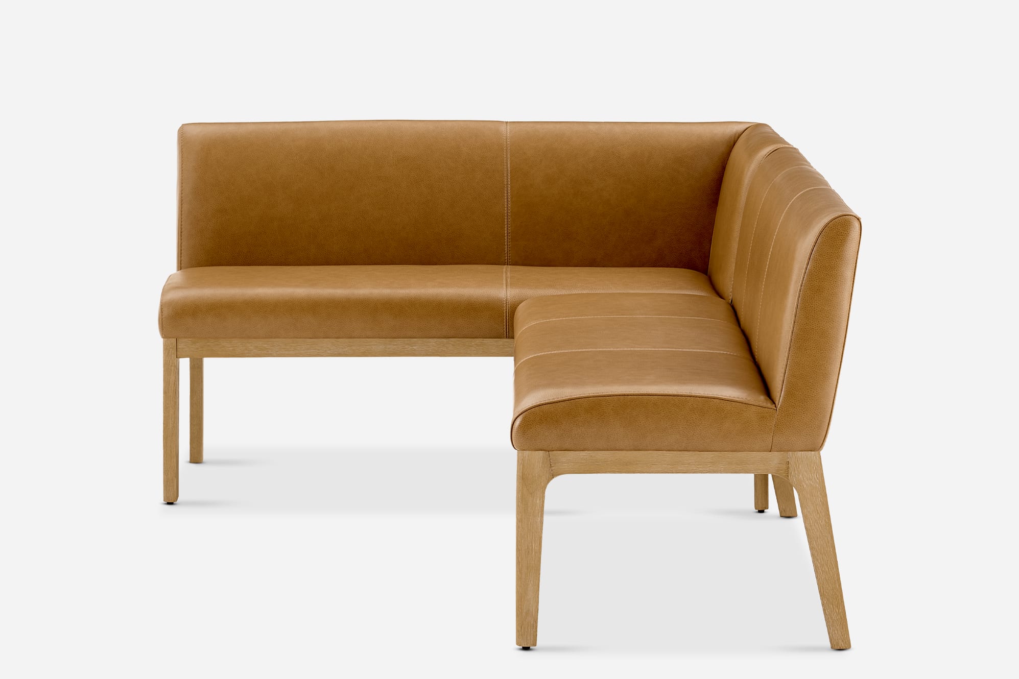 Elliot Leather L-Shape Banquette 7