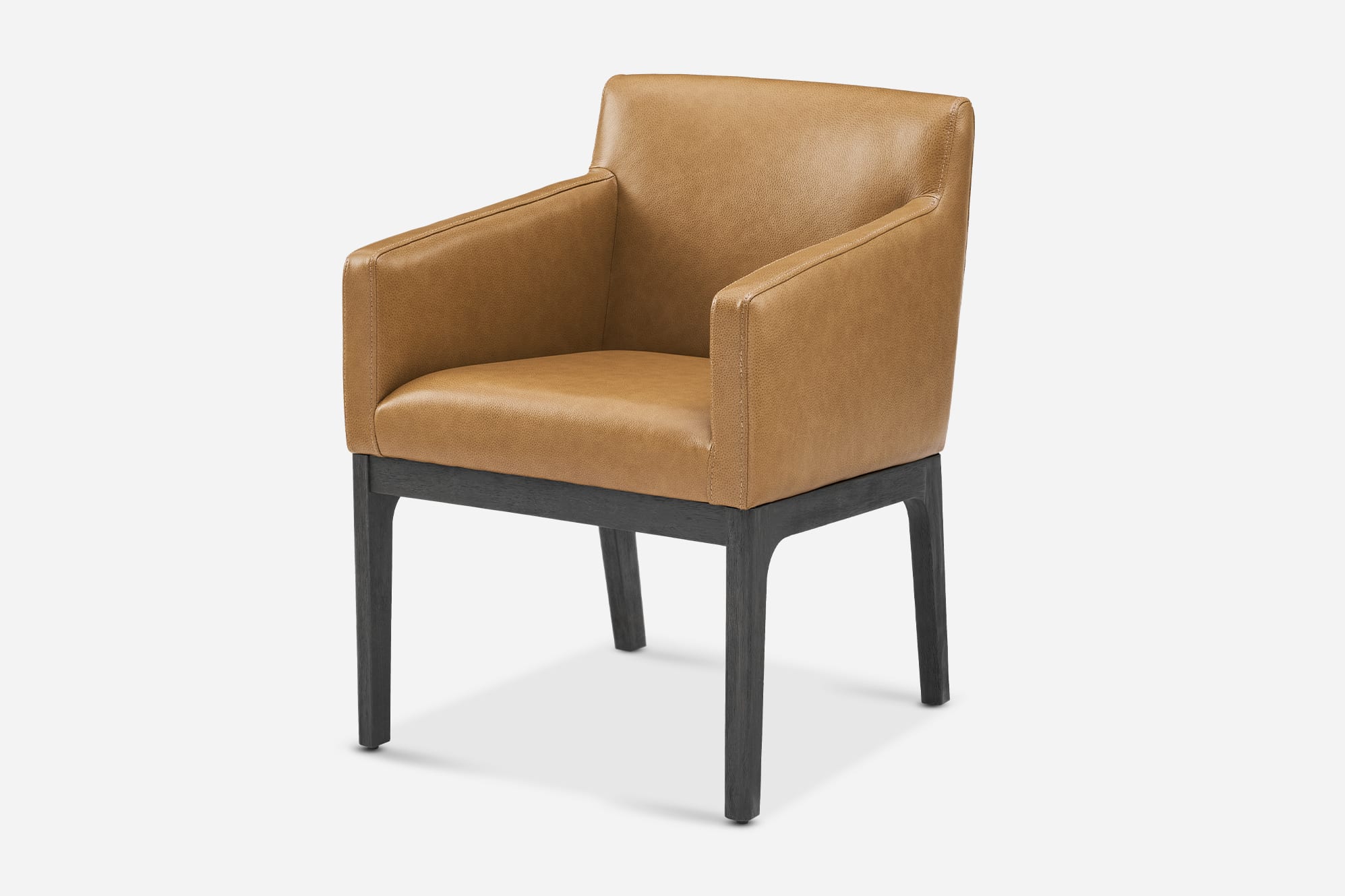Elliot Leather Dining Arm Chair 1