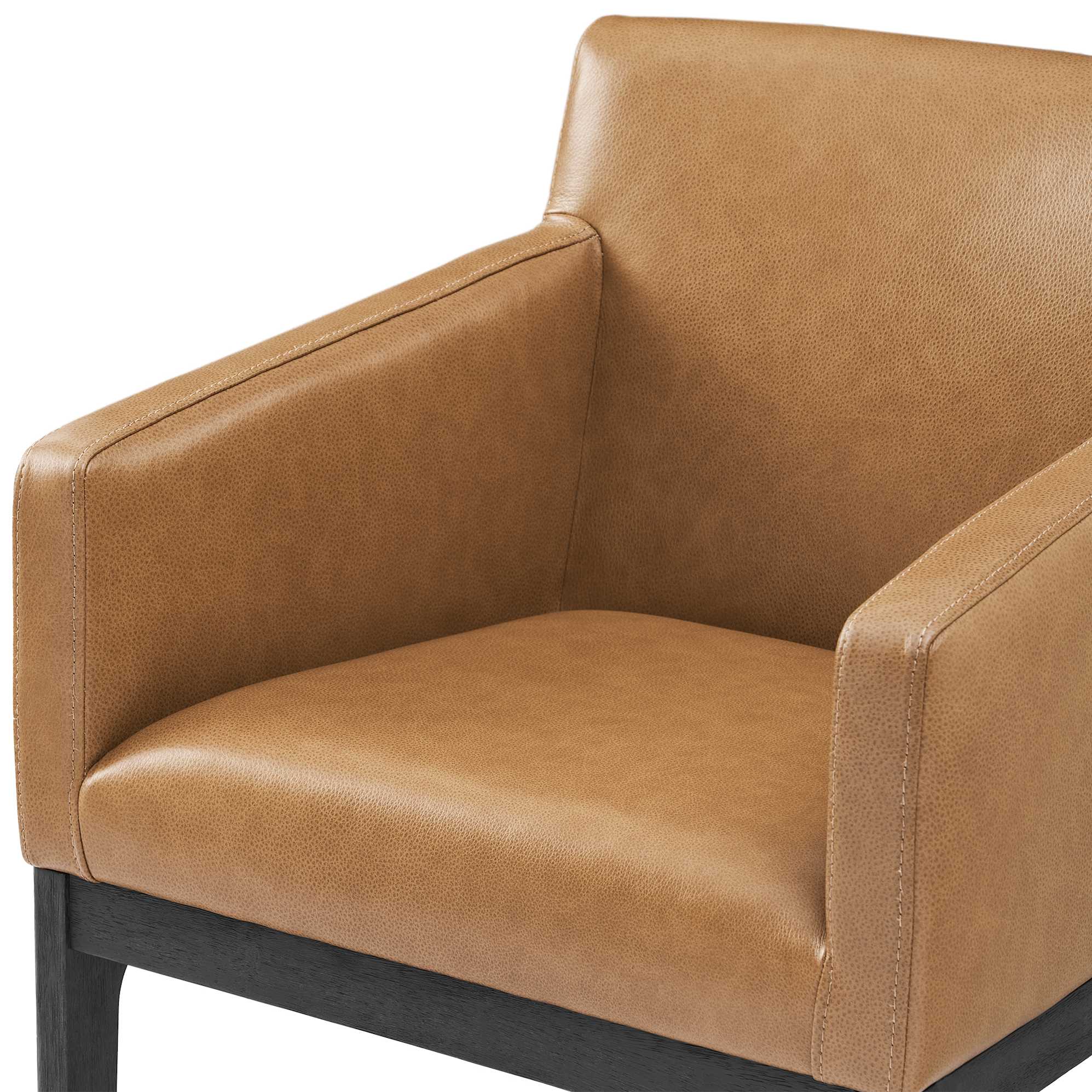 Elliot Leather Dining Arm Chair 4