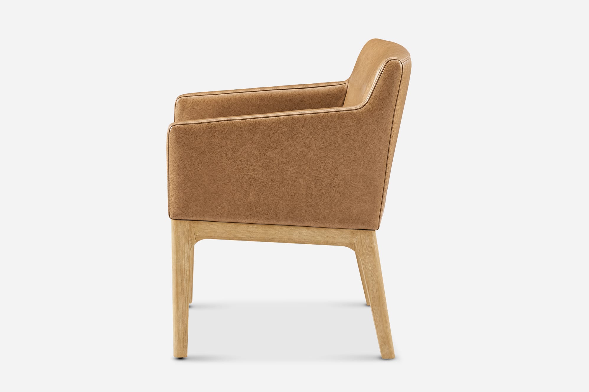 Elliot Leather Dining Arm Chair 8