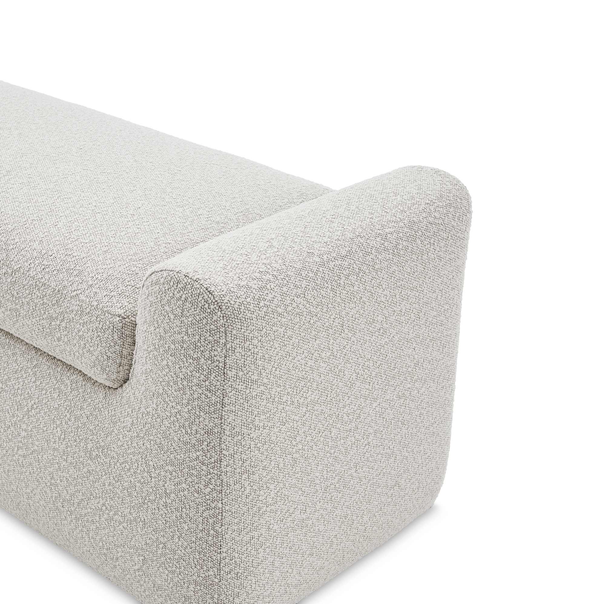 Dakota Performance Bouclé Bench 3