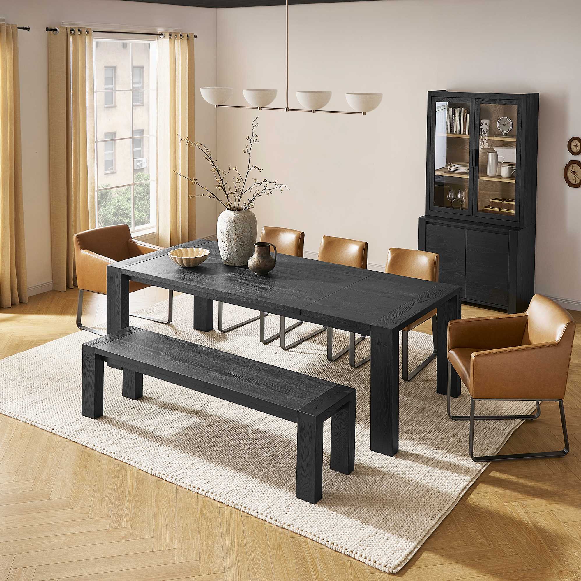 Bradley Small Sideboard with Glass Cabinet 3