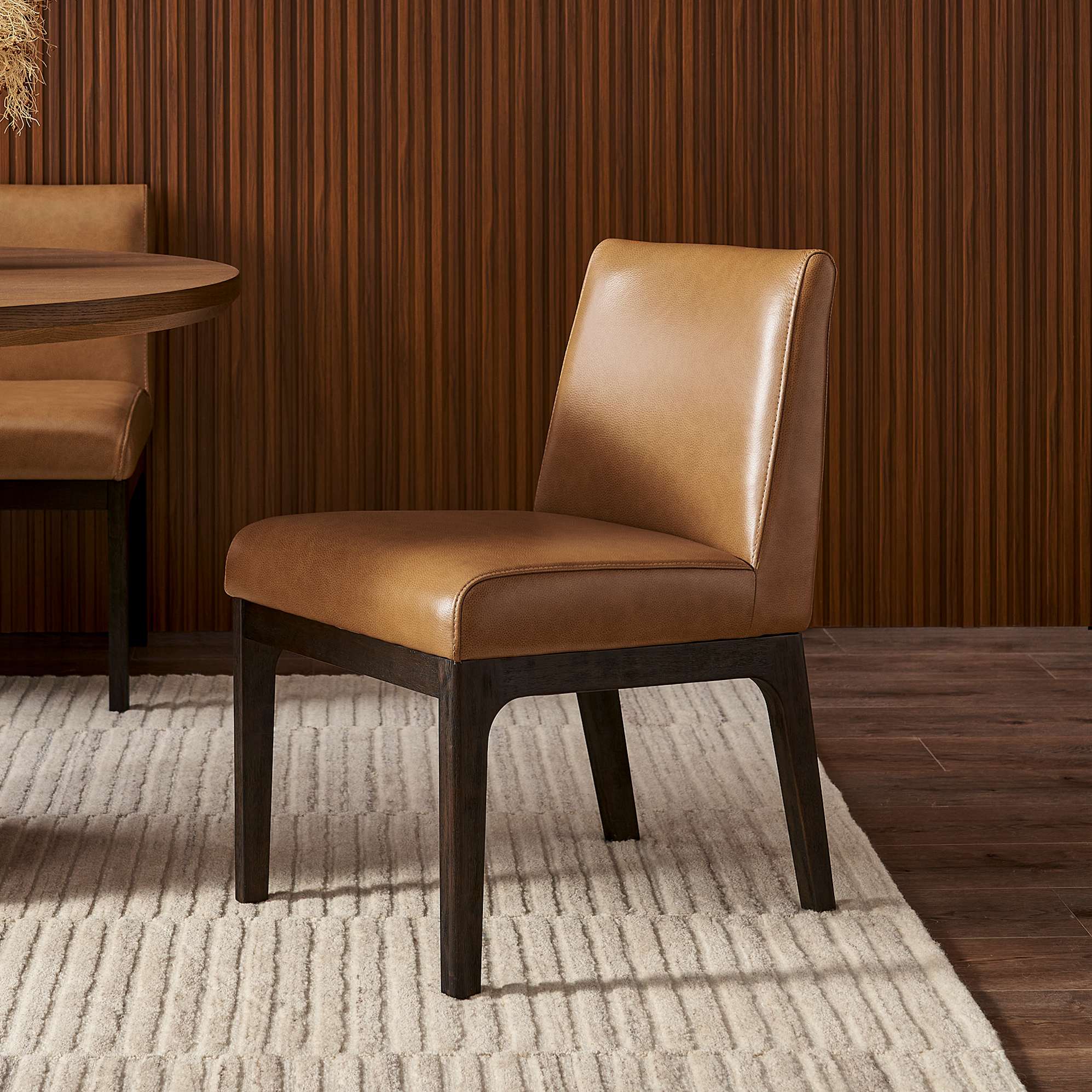 Elliot Leather Dining Chair 0