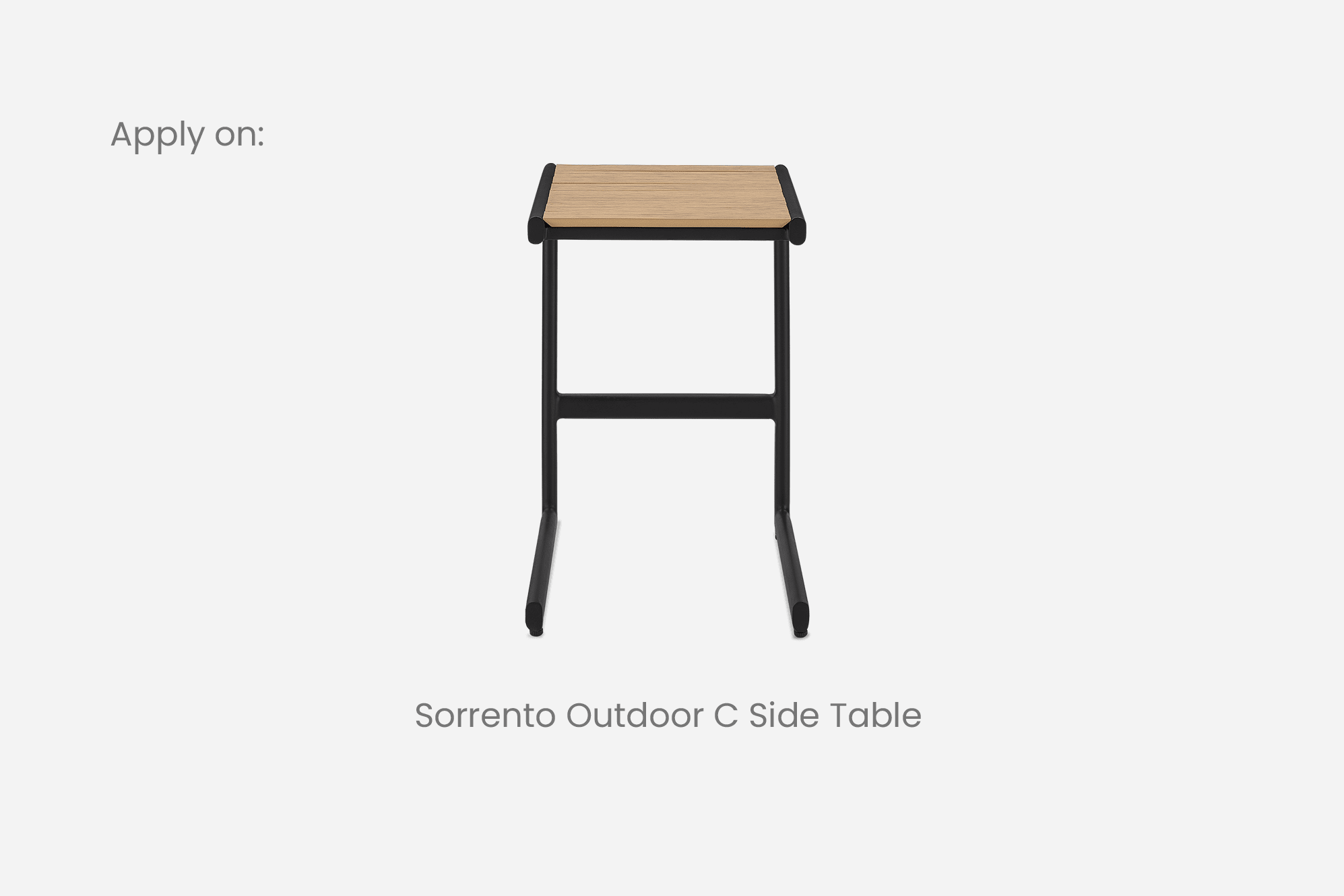Sorrento Outdoor C-Side Table Cover 4