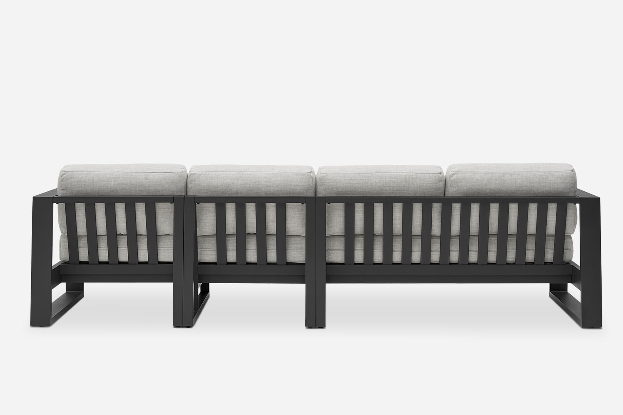 Rio Outdoor Extended Chaise Sectional Sofa 8