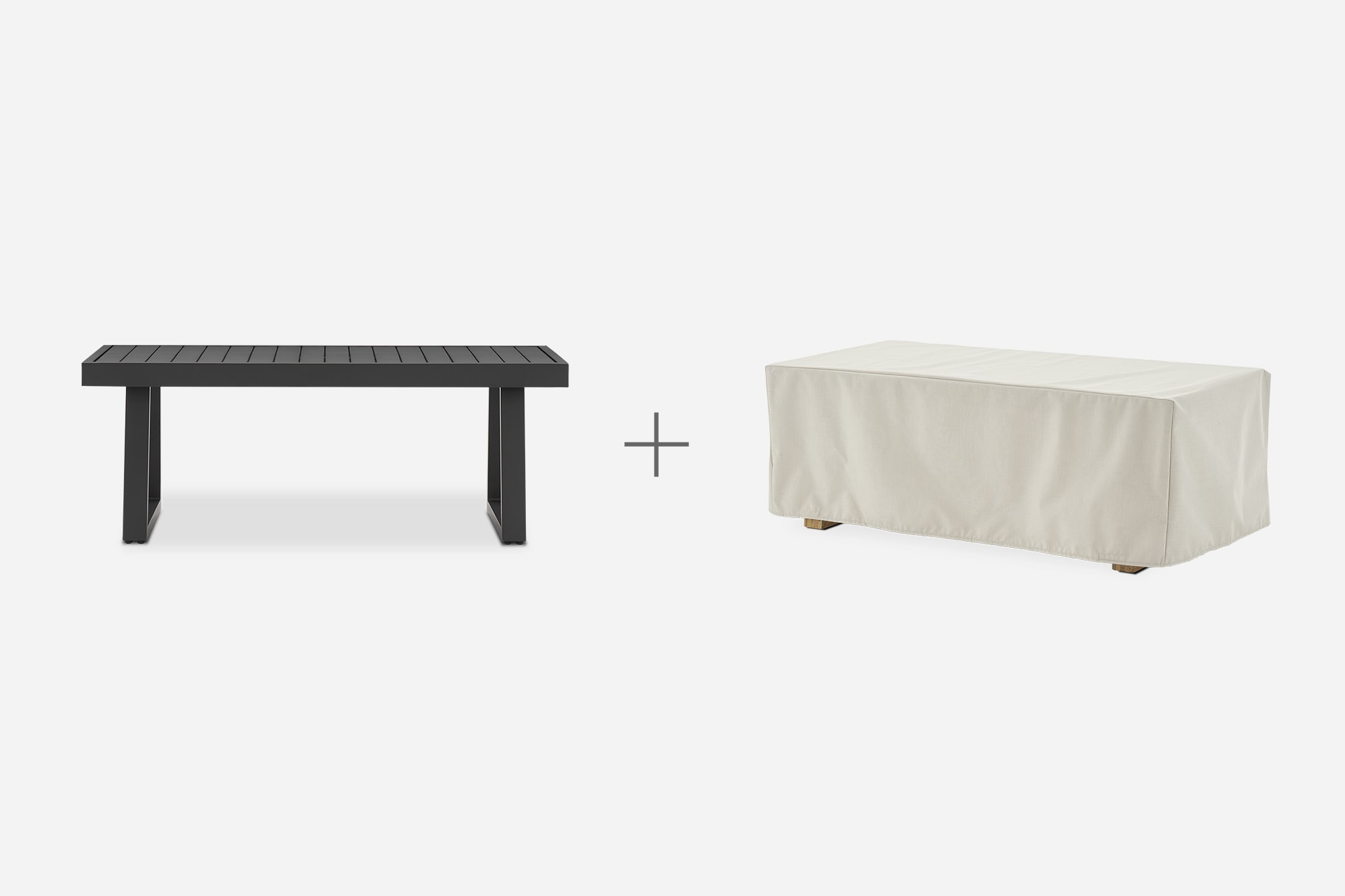 Rio Outdoor Rectangular Coffee Table 1