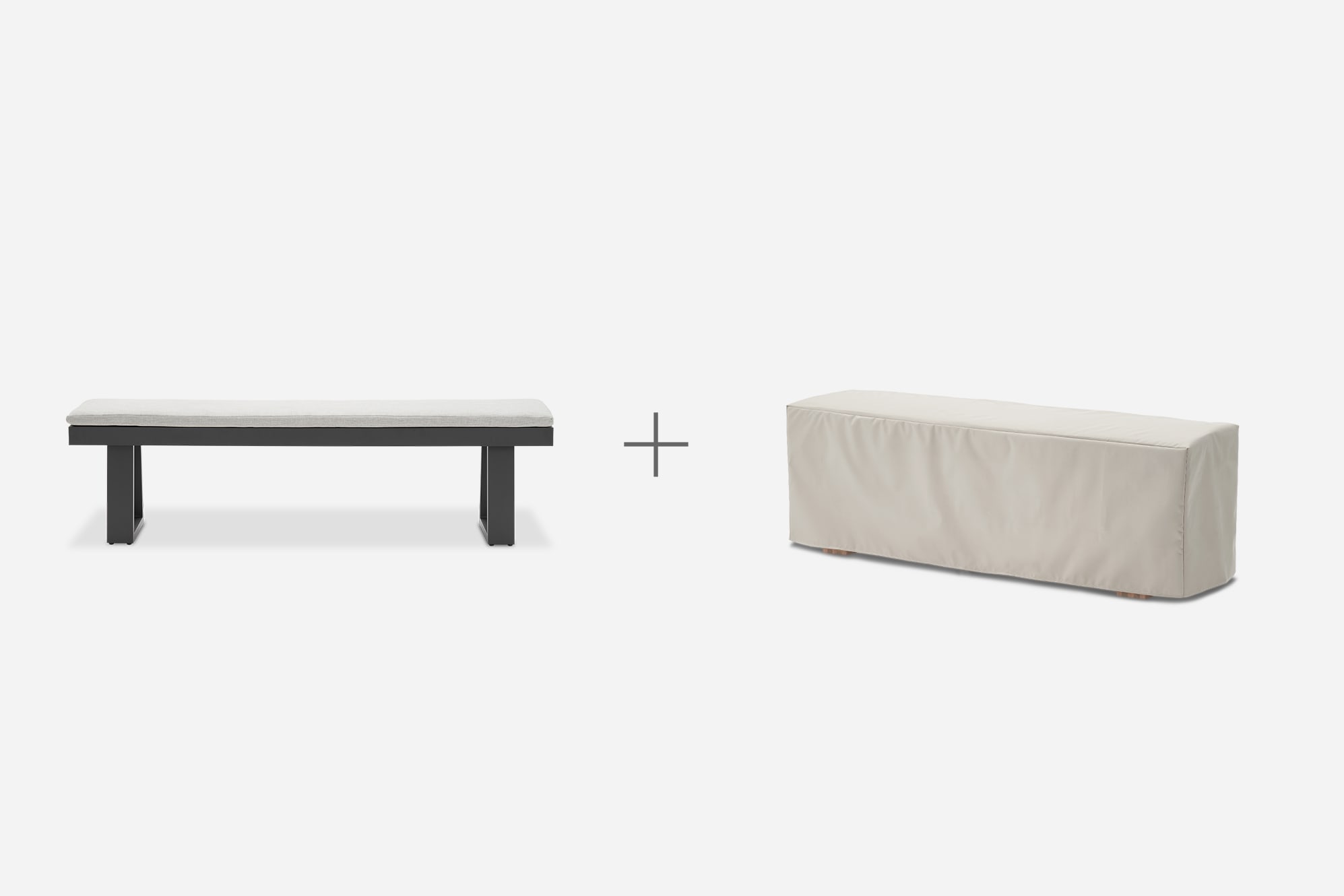 Rio Outdoor Dining Bench 1