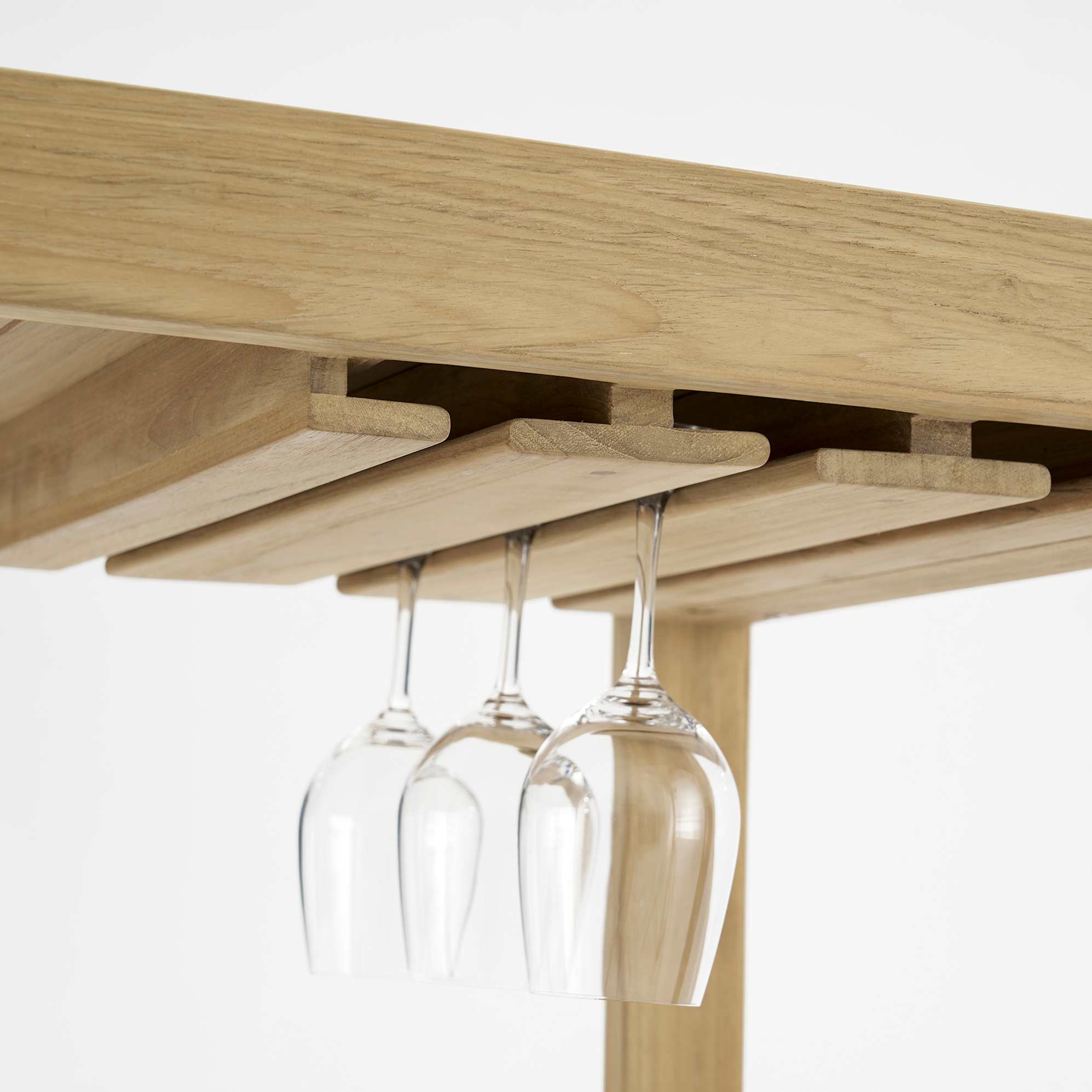 Rio Outdoor Teak Bar Cart 4
