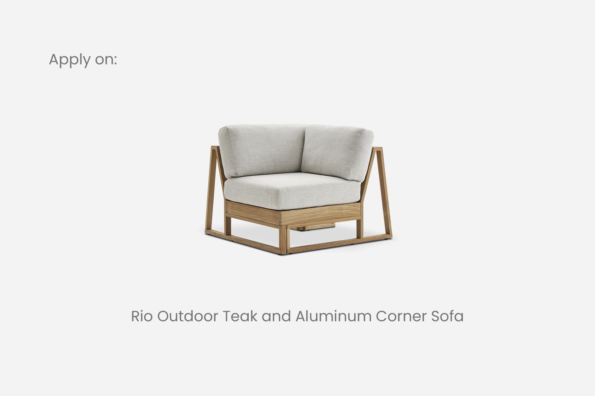 Rio Outdoor Corner Sofa Cover 4