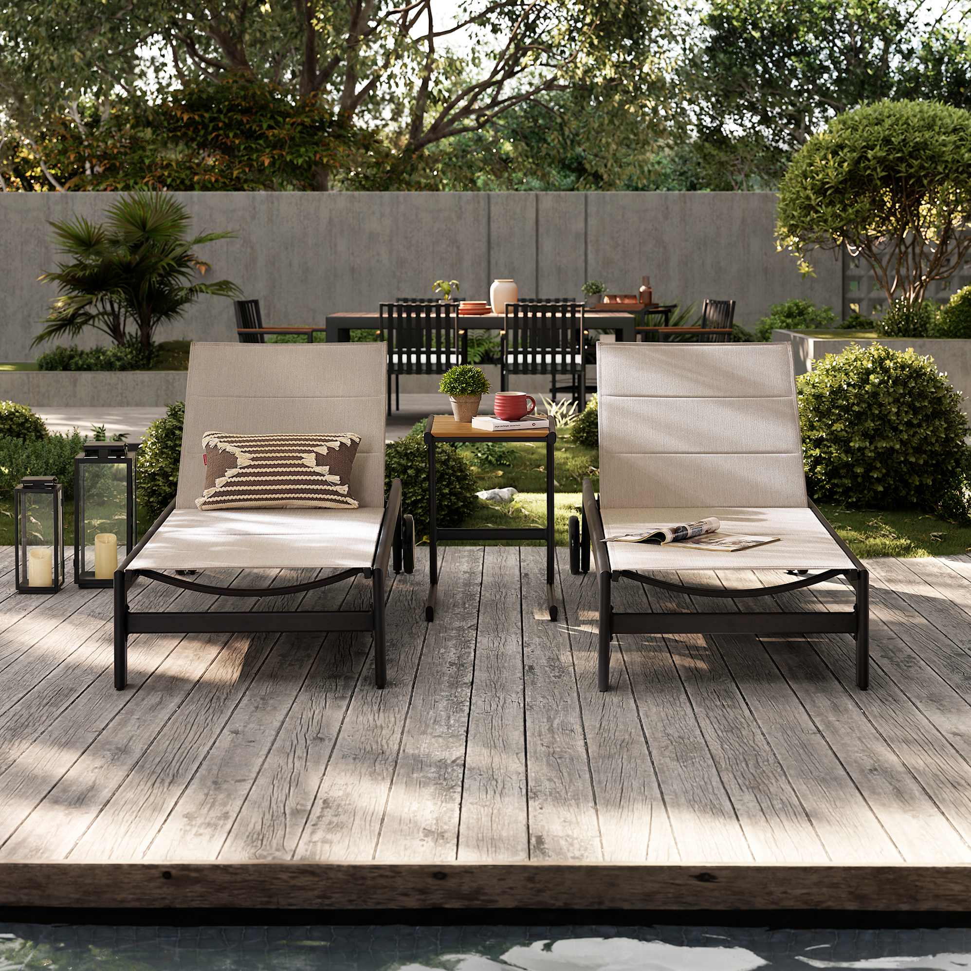Sorrento Outdoor Chaise Lounge 3