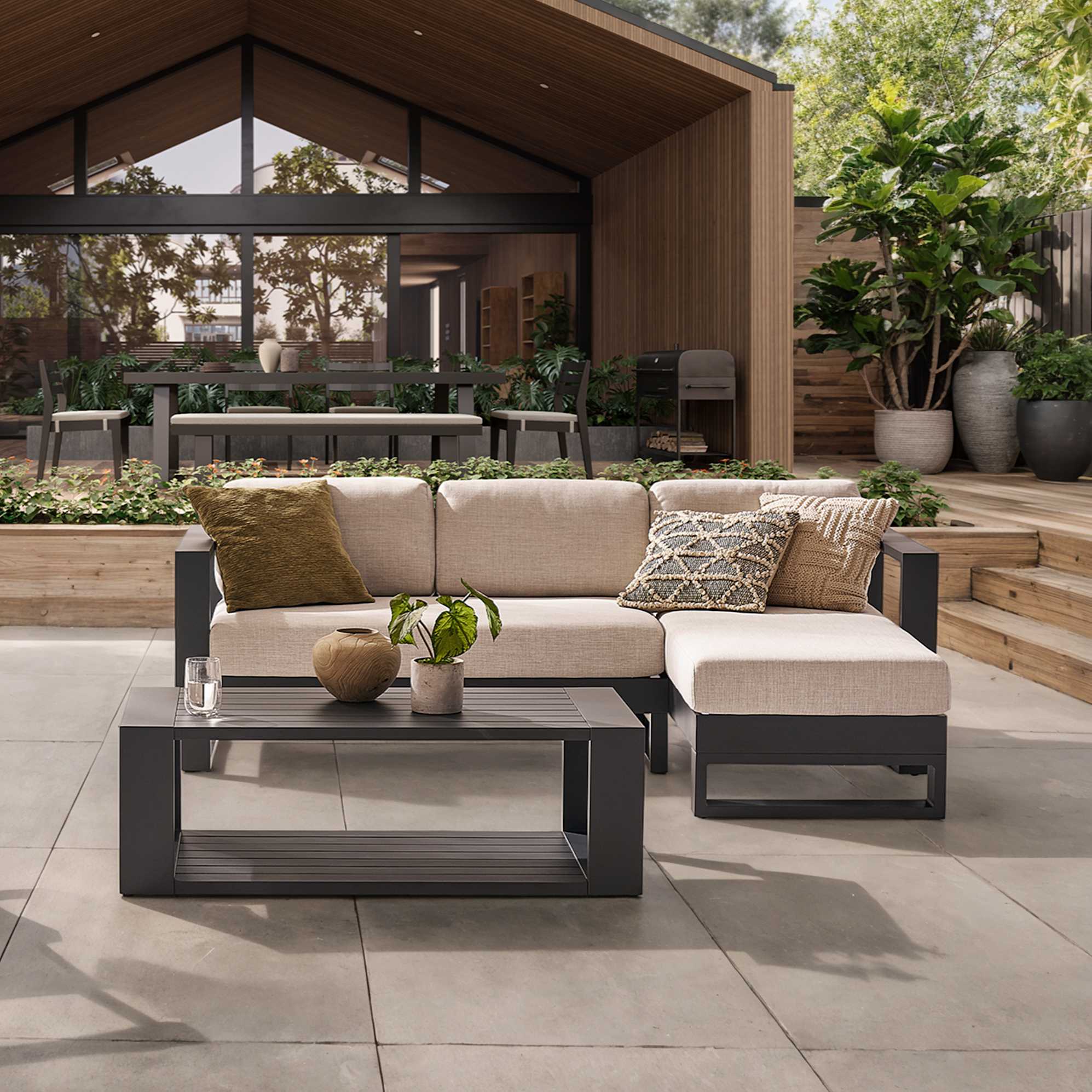 Rio Outdoor Chaise Sectional Sofa 0