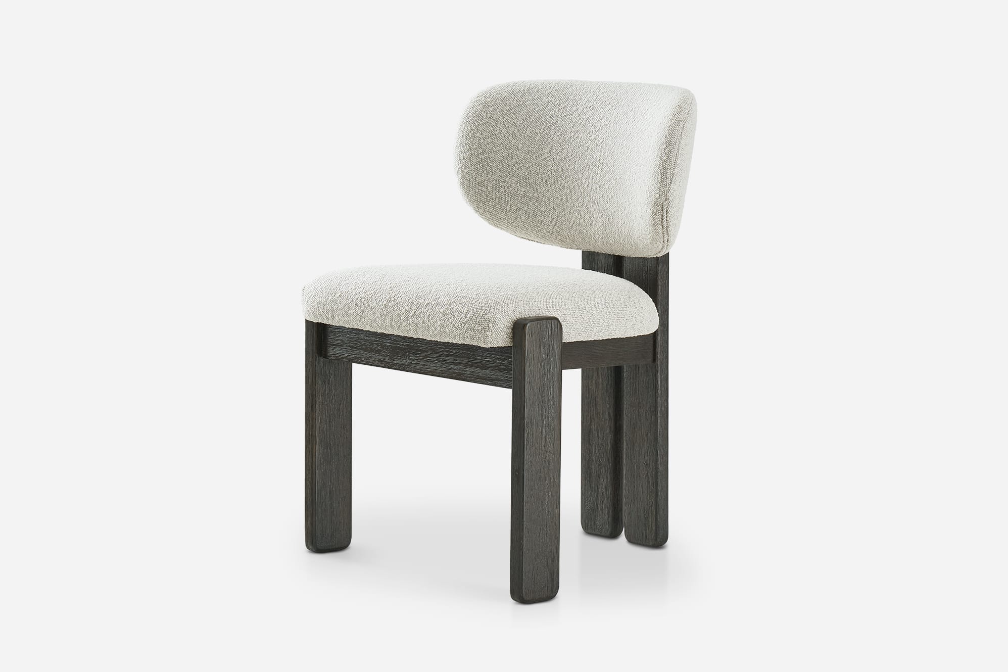 Oslo Performance Bouclé Armless Chair 8
