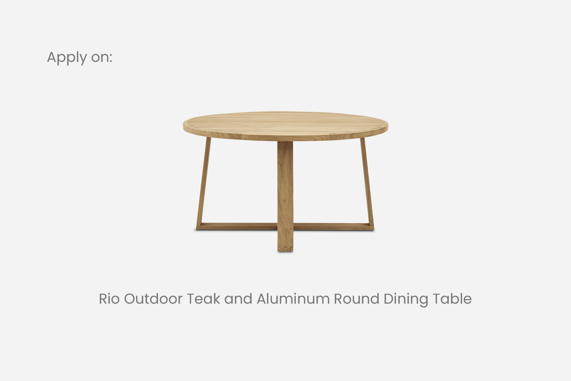 Rio Outdoor Round Dining Table Cover 4