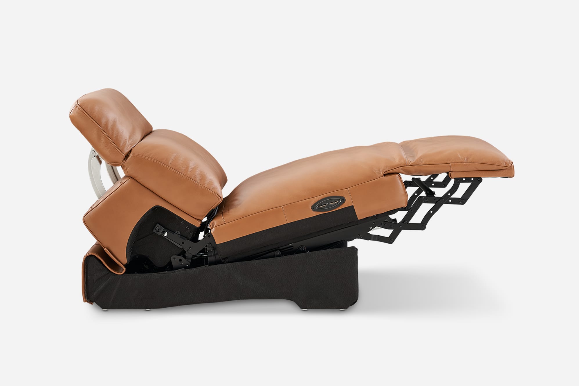 Jaron Leather Motion Recliner Armless Sofa 1