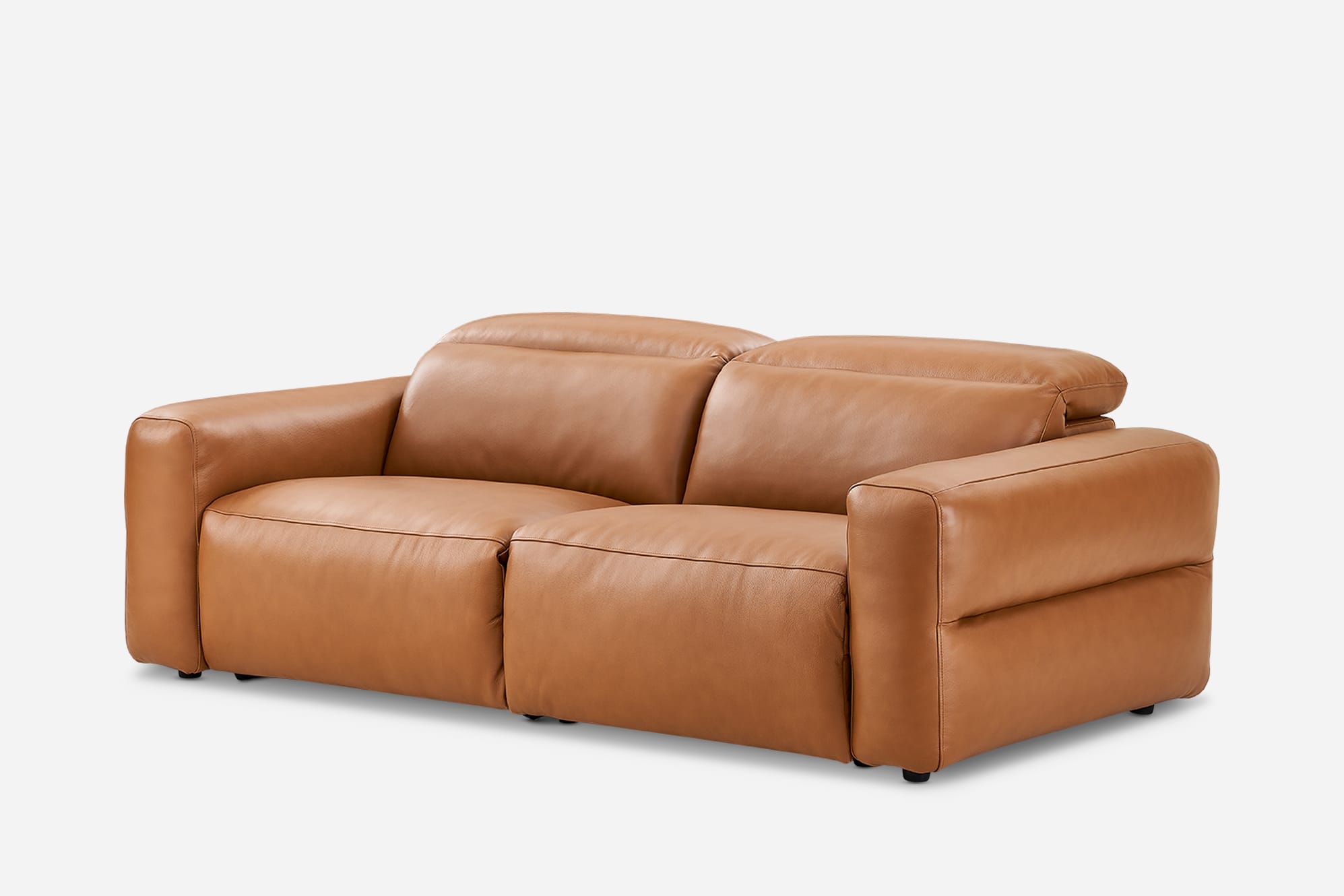 Jaron Leather Recliner 3 Seater Sofa 12