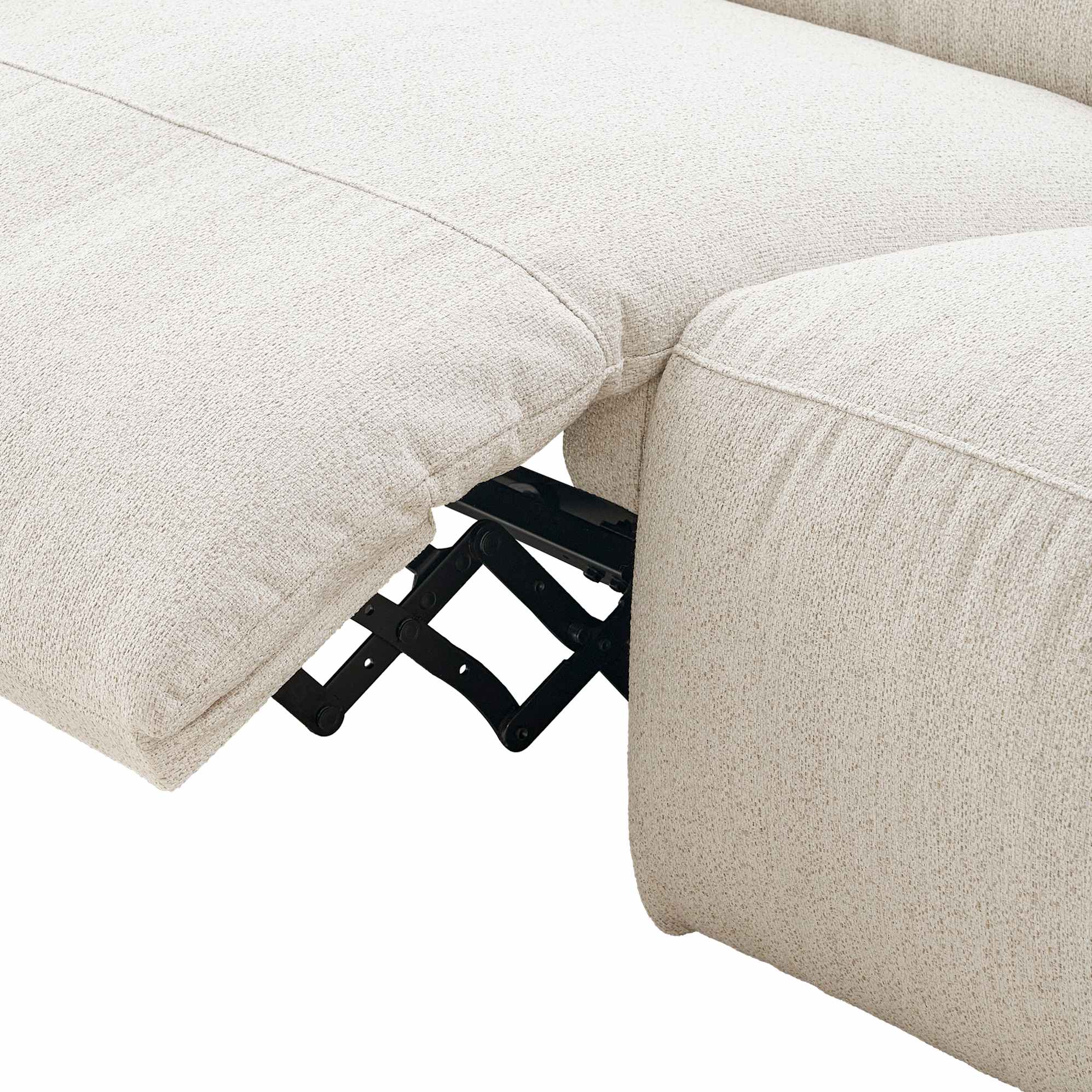 Jaron Performance Fabric Recliner Extended 3 Seater Sofa 10