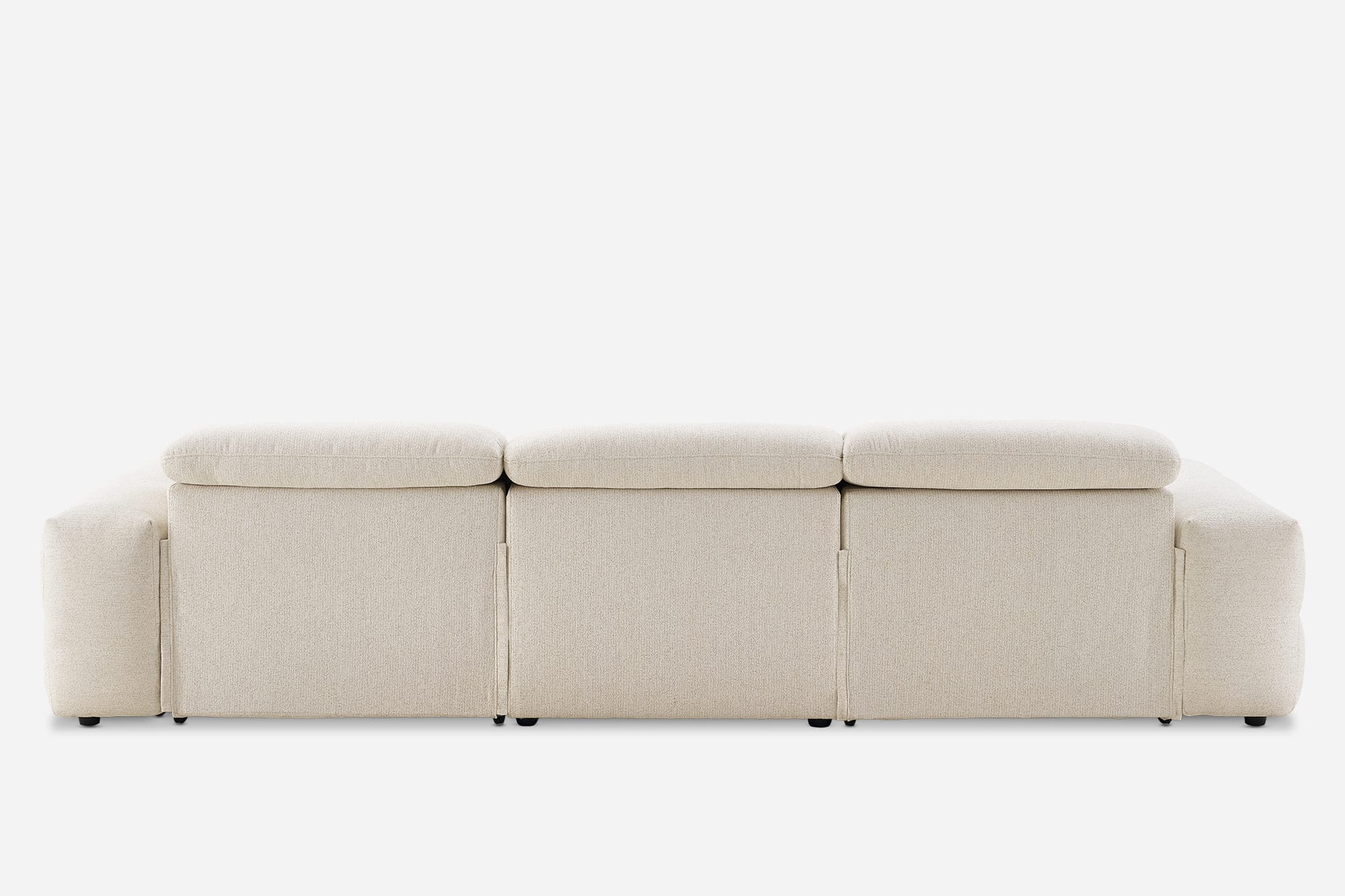 Jaron Performance Fabric Recliner Extended 3 Seater Sofa 14