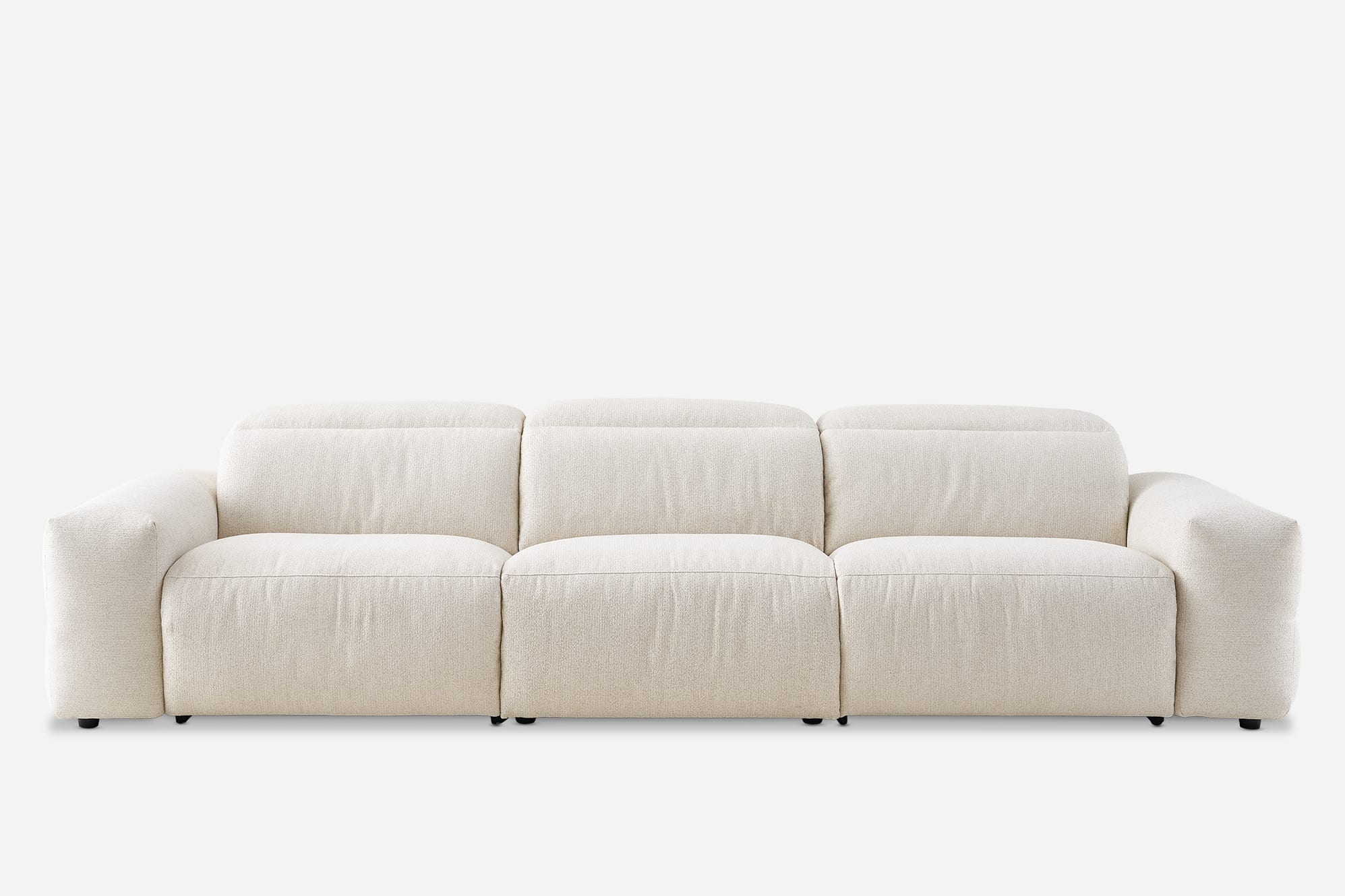 Jaron Performance Fabric Recliner Extended 3 Seater Sofa 2