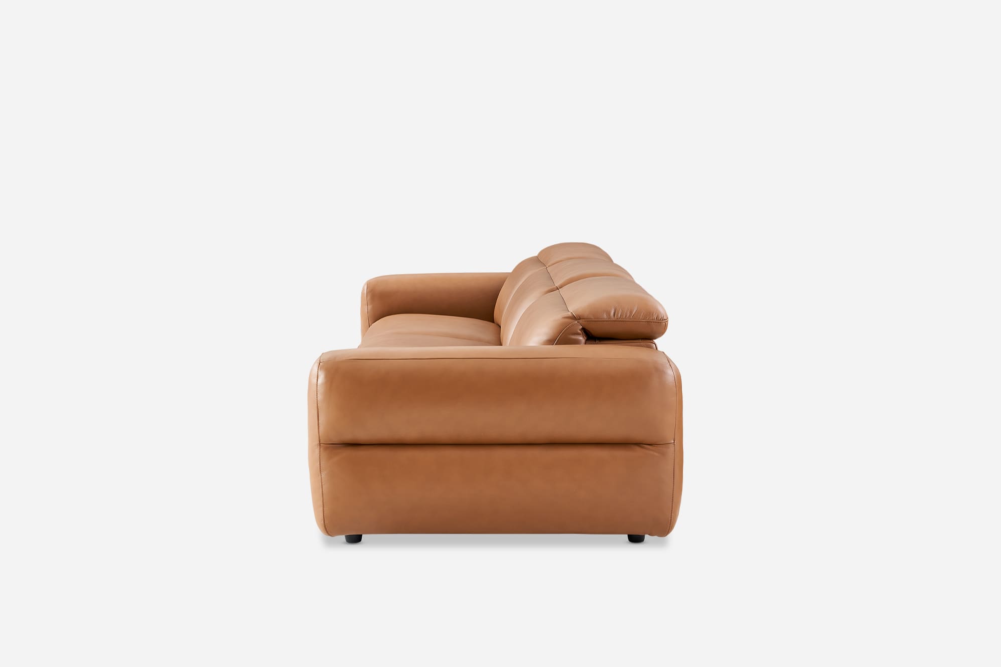 Jaron Leather Recliner Extended 3 Seater Sofa 13
