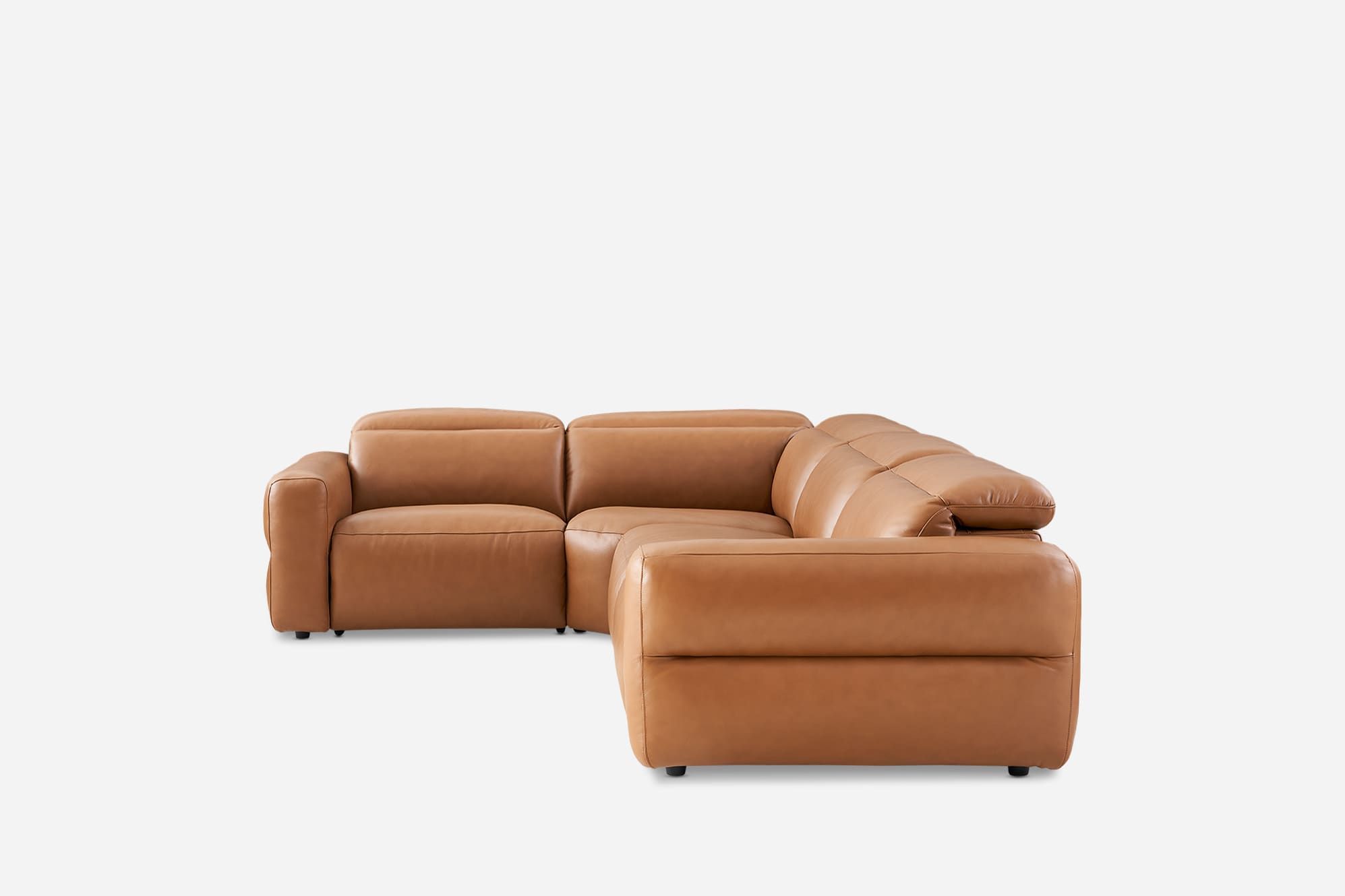 Jaron Leather Recliner Chaise Sectional Sofa 14