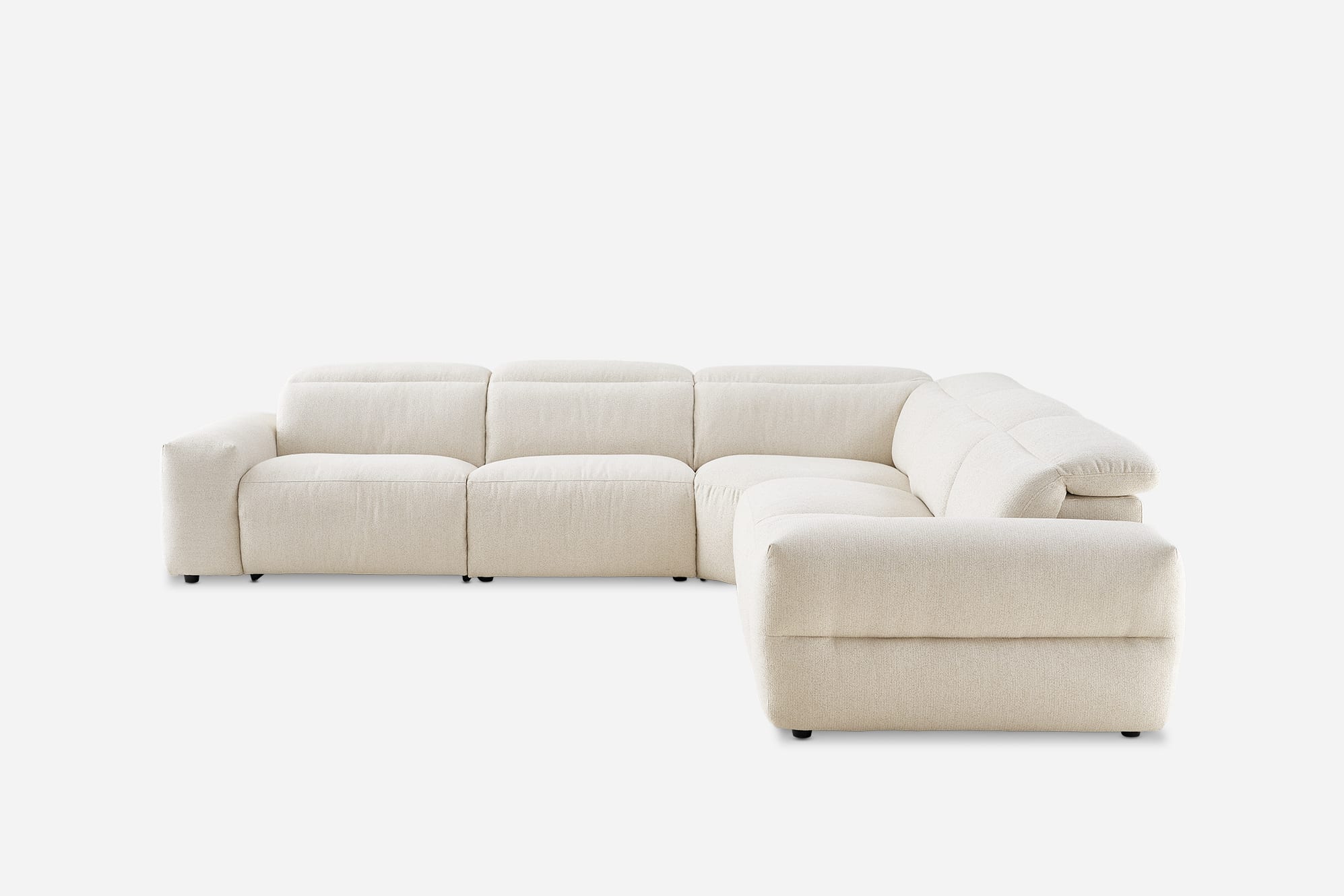 Jaron Performance Fabric Recliner L-Shaped Sectional Sofa 11