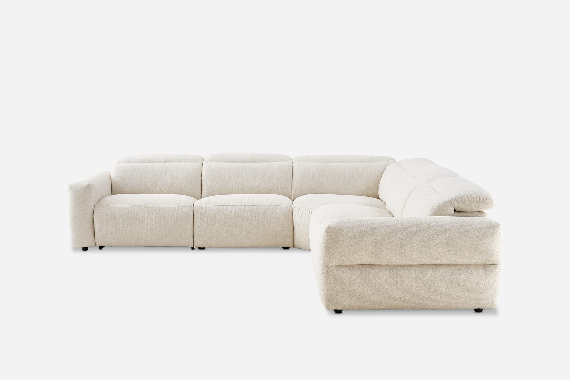 Jaron Performance Fabric Recliner L-Shaped Sectional Sofa 11