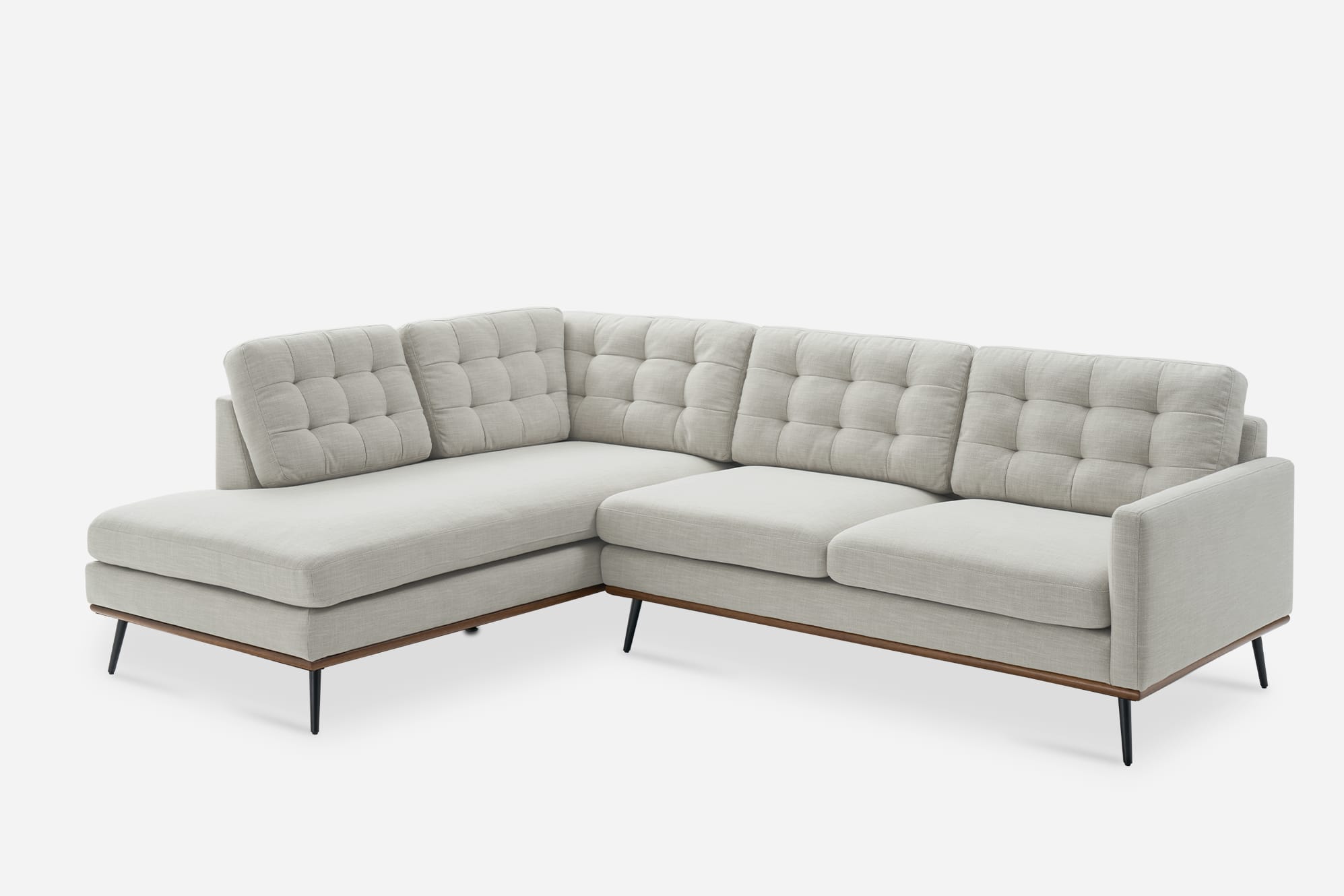 Isaac Terminal Chaise Sectional Sofa 1