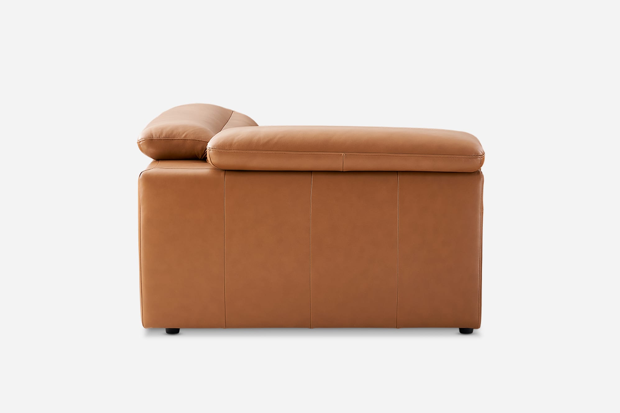 Jaron Leather Corner Sofa 8