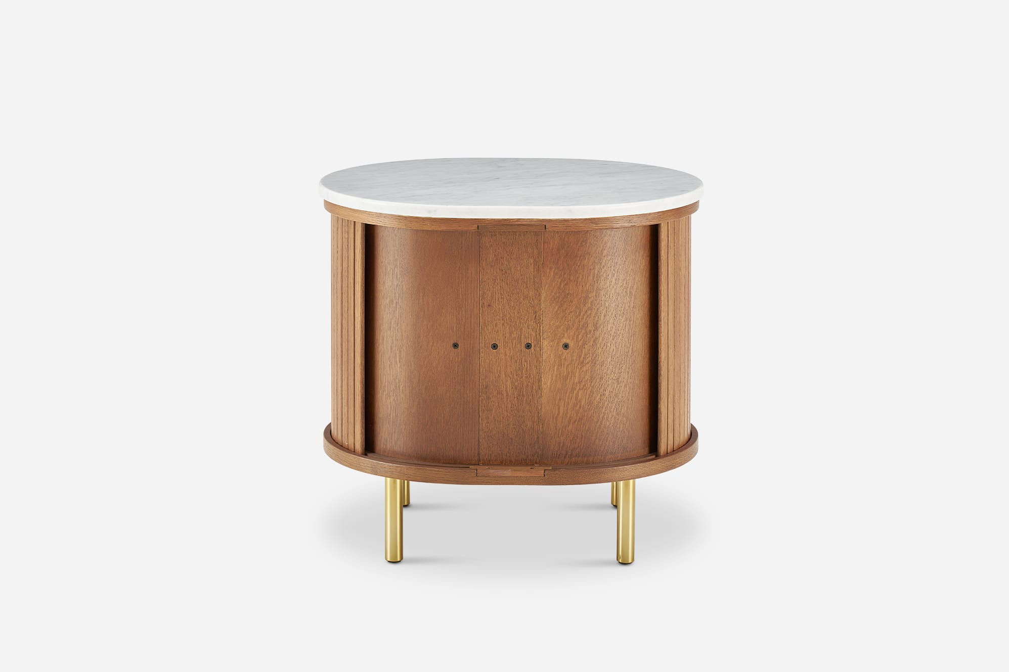 Harper Marble Storage Side Table 8