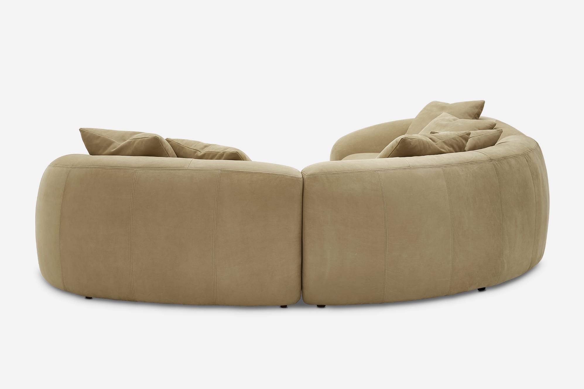 Fable Leather Sectional Sofa 9