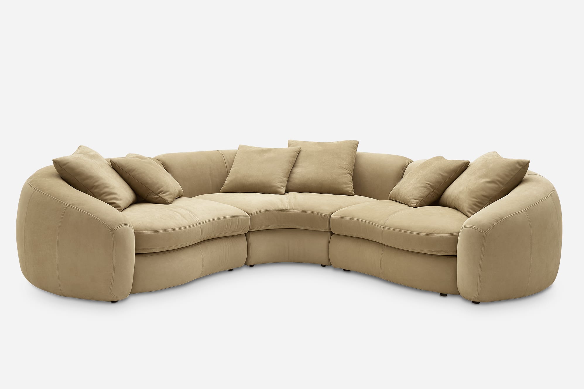 Fable Leather Sectional Sofa 1