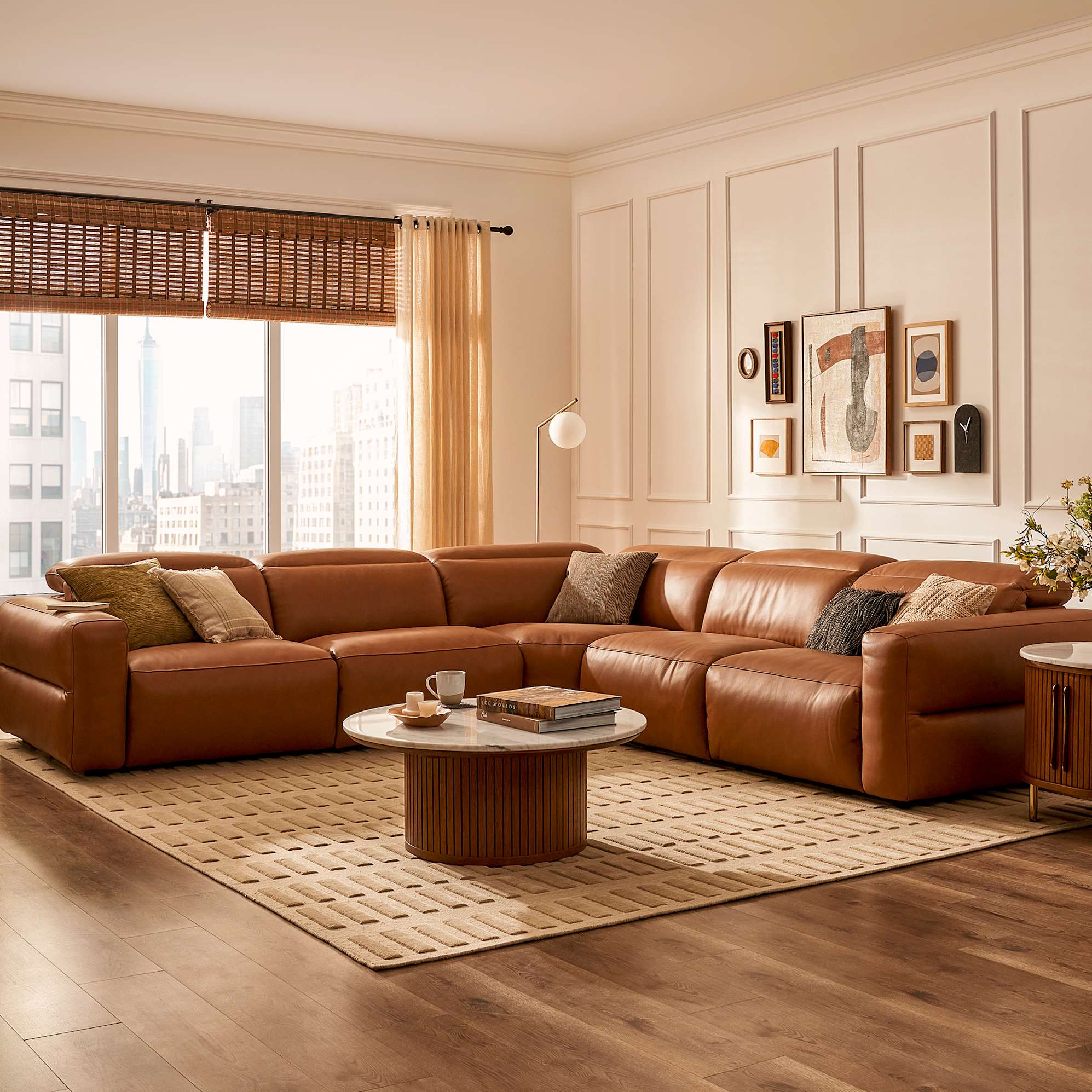 Harper Marble Round Coffee Table 2