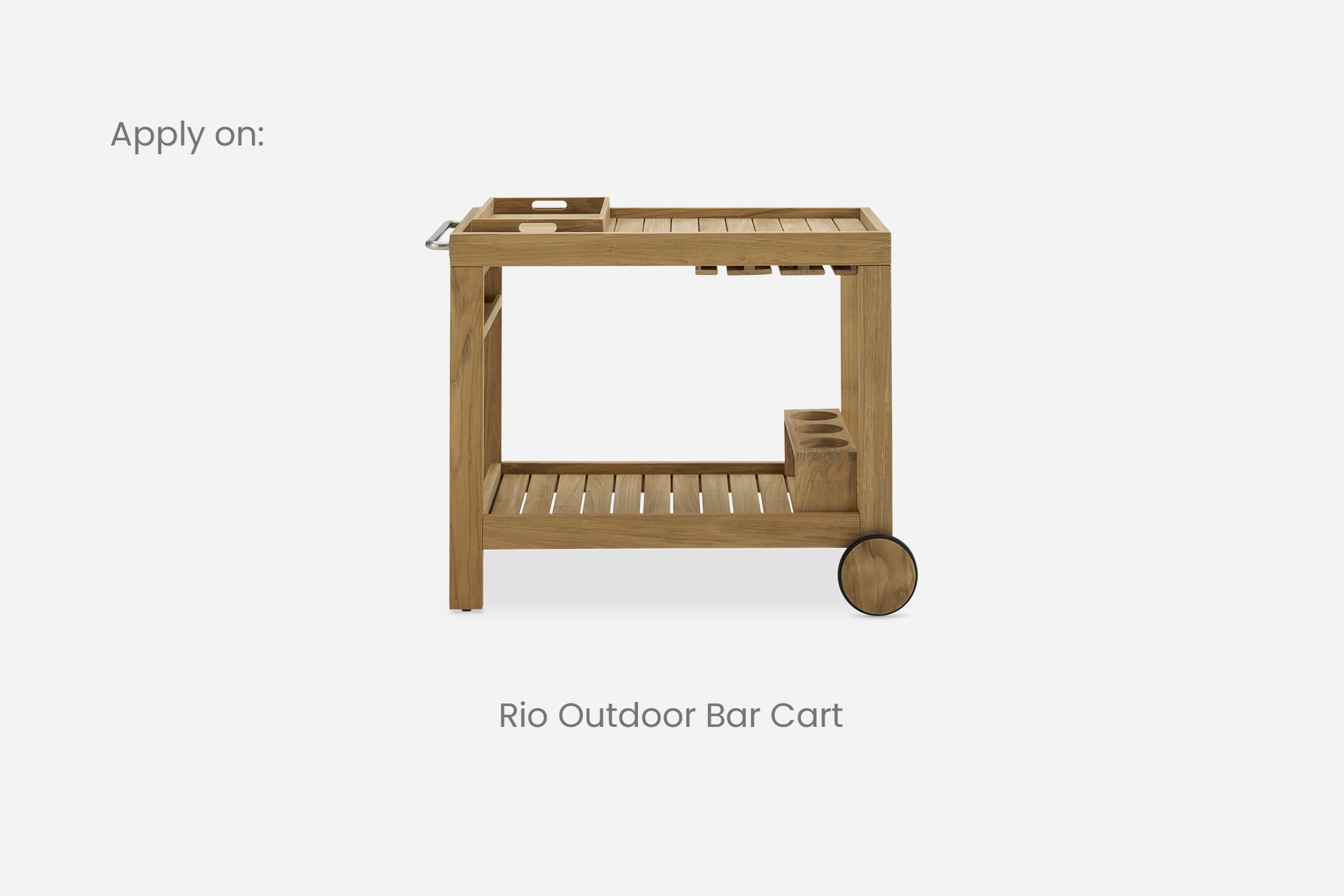 Rio Outdoor Bar Cart Cover 4