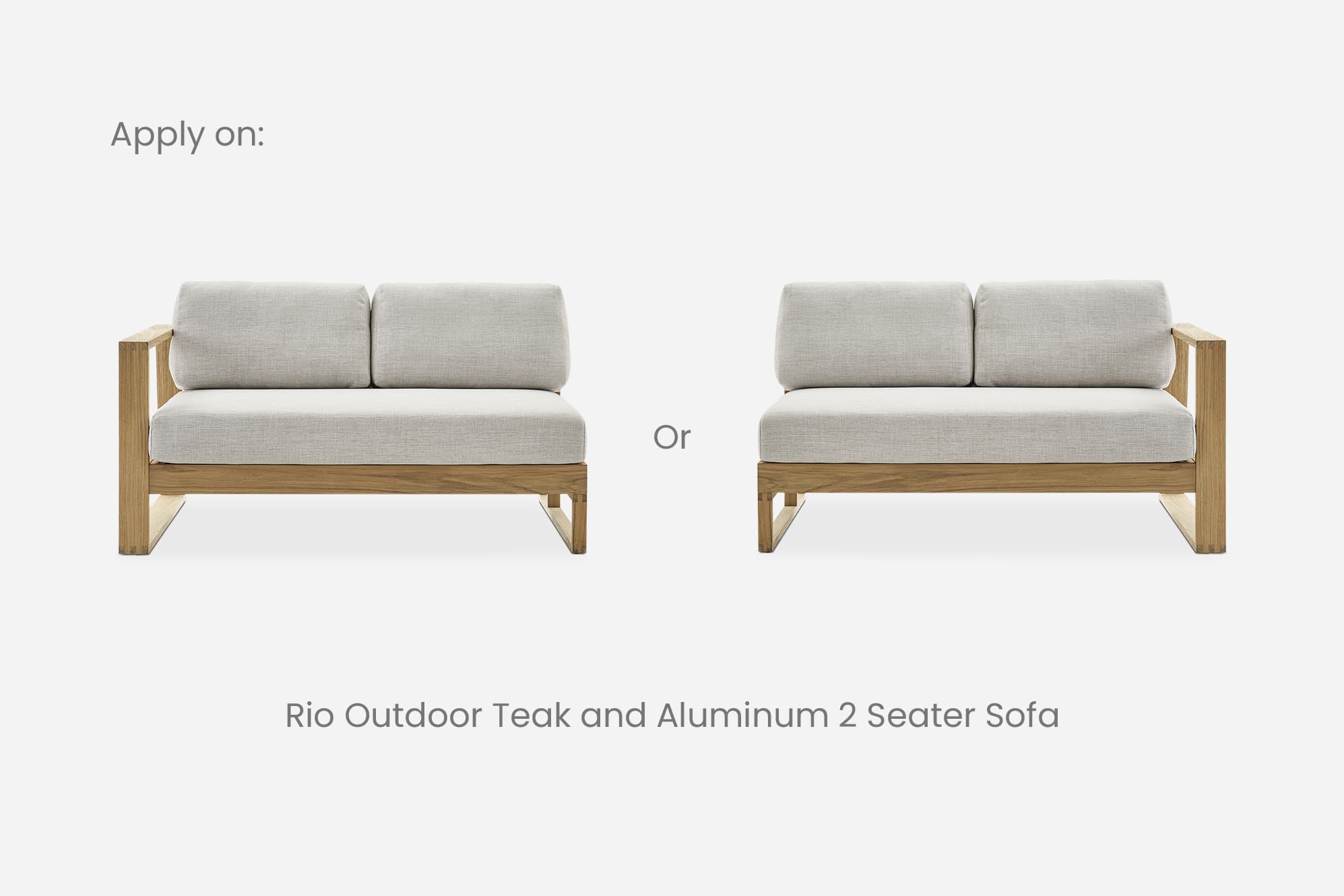 Rio Outdoor 2 Seater Sofa Cover 4